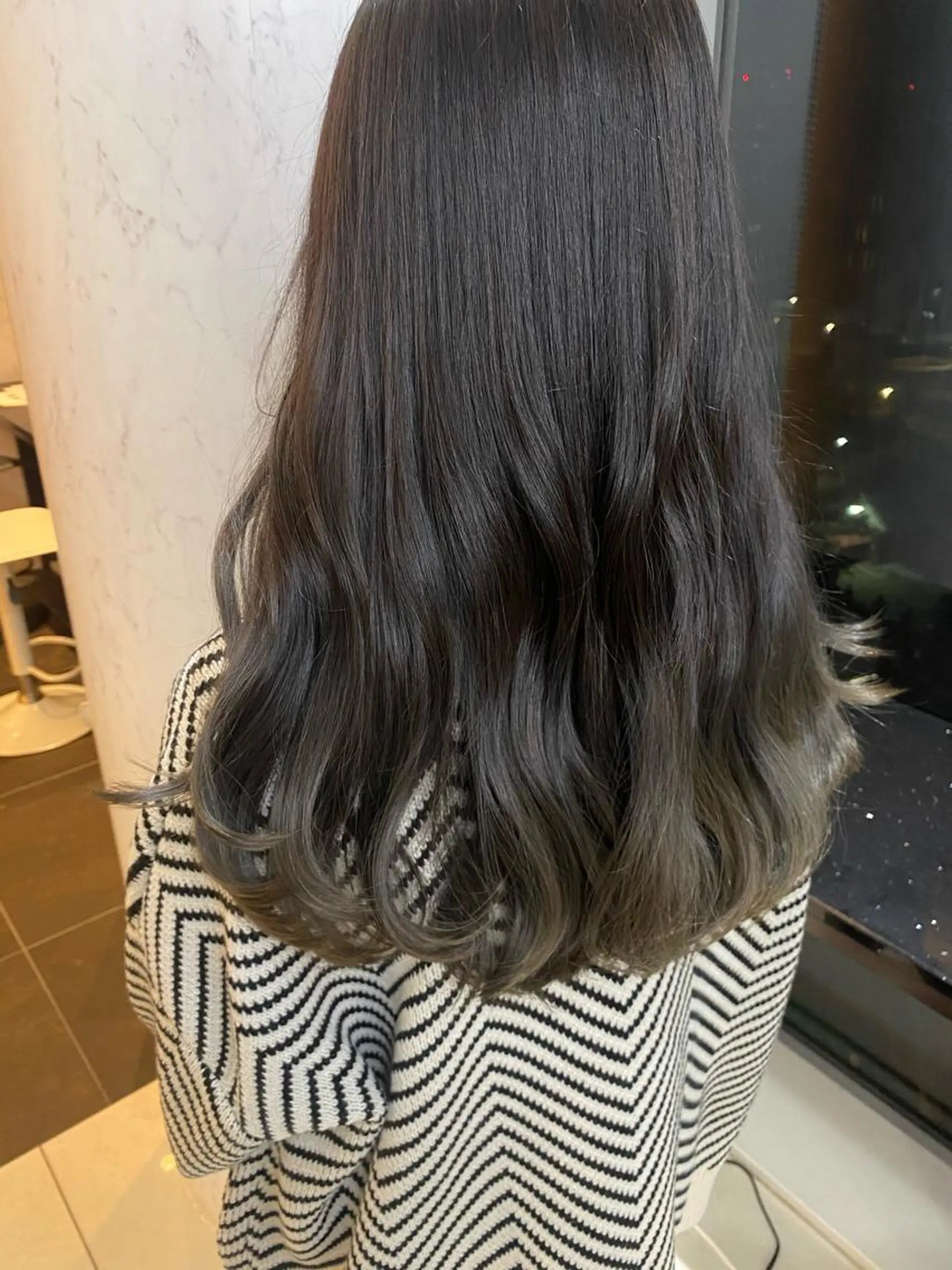 ロング かえ🩶韓国ボブ🎀 透明感カラー🥣のヘアスタイル