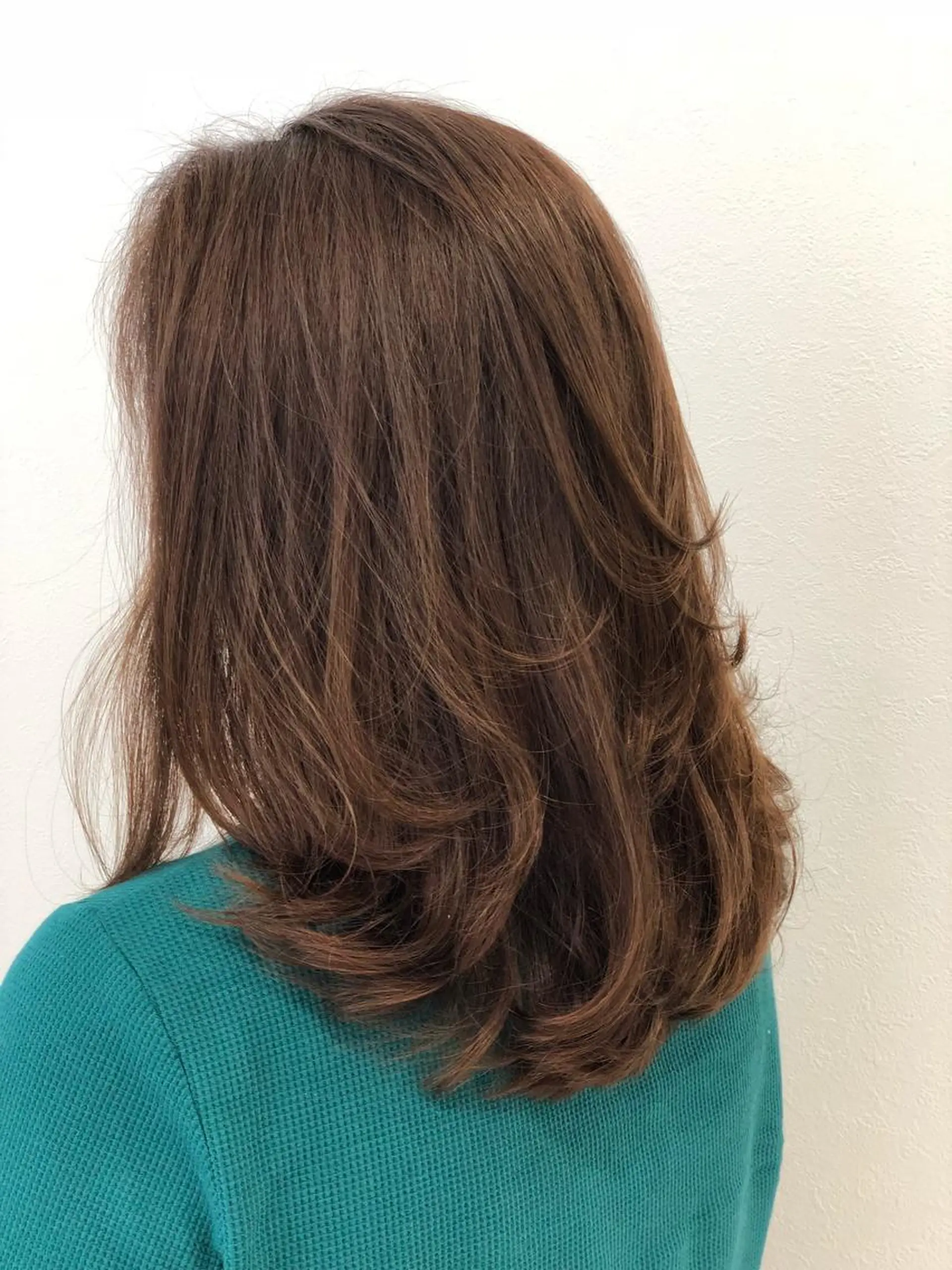 セミロング カラー パーマ カット パーマ トリートメント 渡邉 ケイジのヘアスタイル