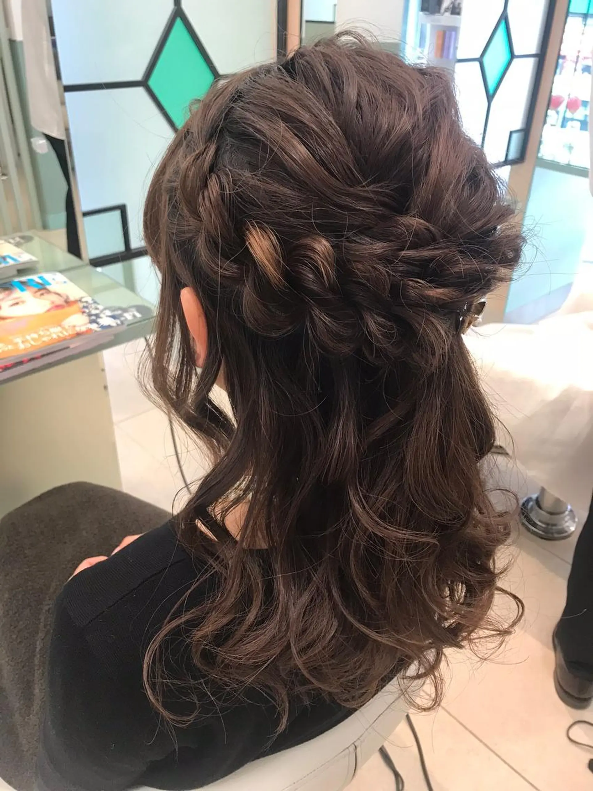ヘアアレンジ ハーフアップ 結婚式・ブライダル ヘアセット 卒業式受付中🌻 肥田亜沙美のその他イメージ