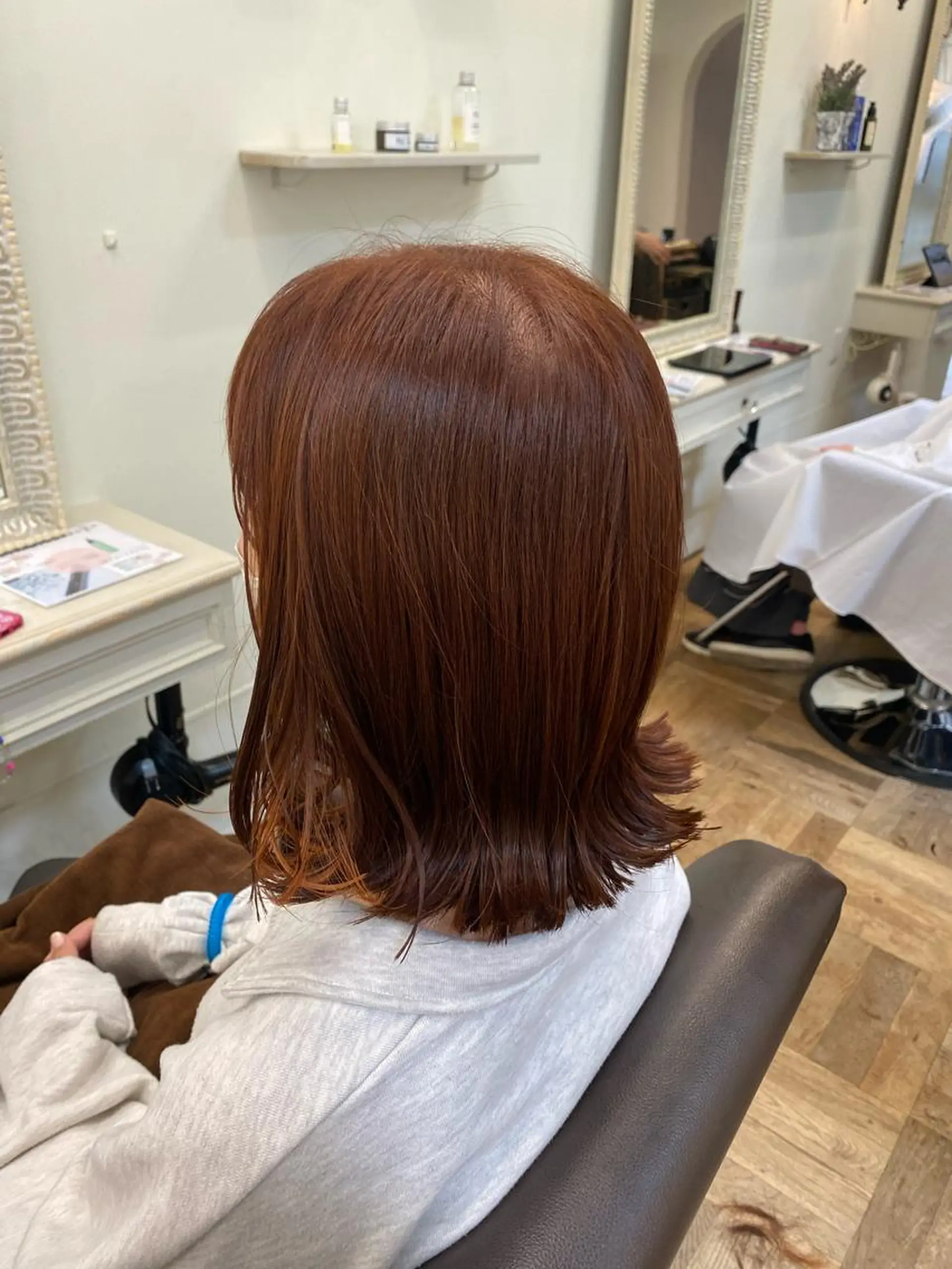 ミディアム カラー カット ヘアカラー 【nui 茨木】 原田美紅のヘアスタイル