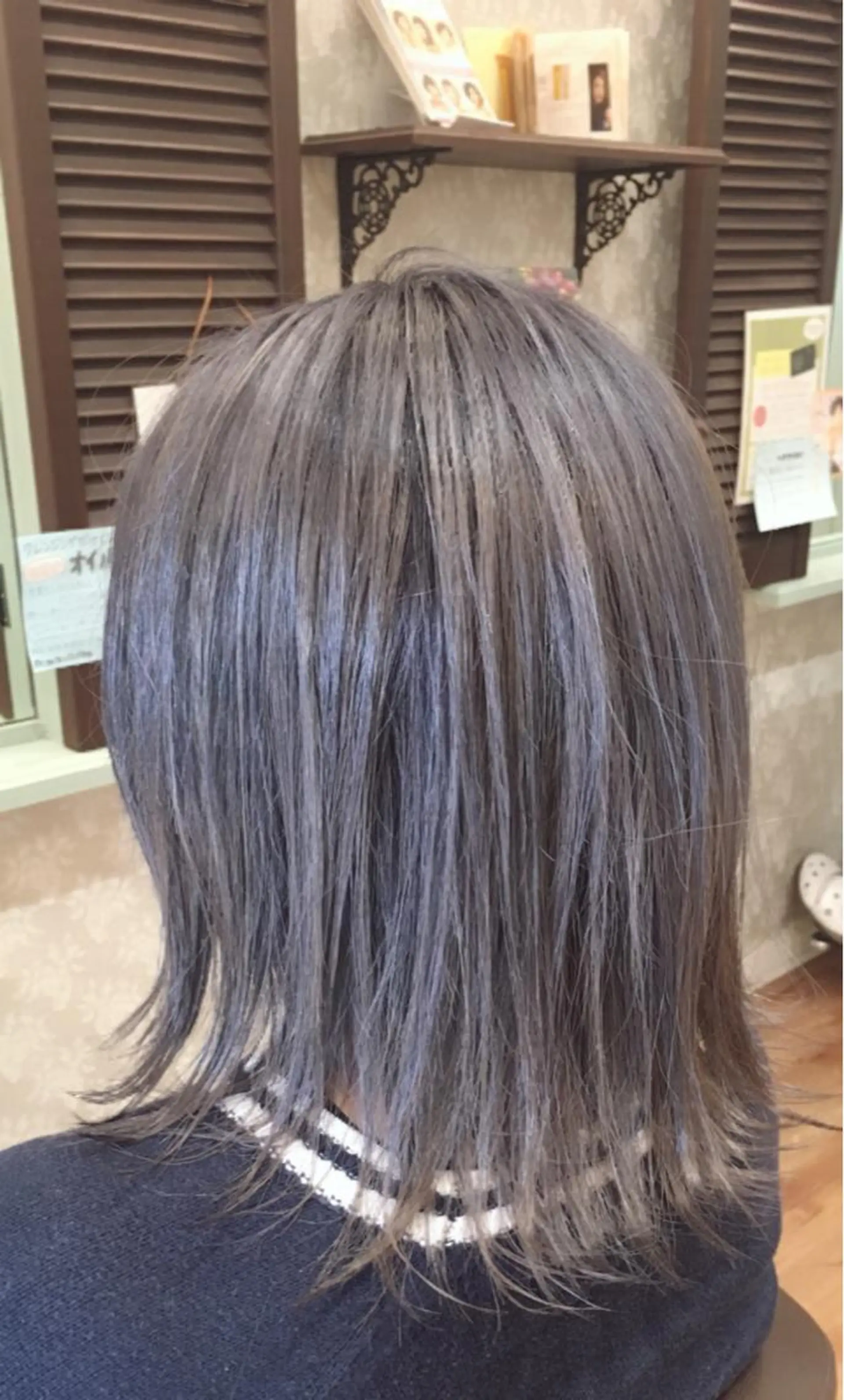 ミディアム カラー ハイトーンカラー ビーズアモール 豊田店のヘアスタイル