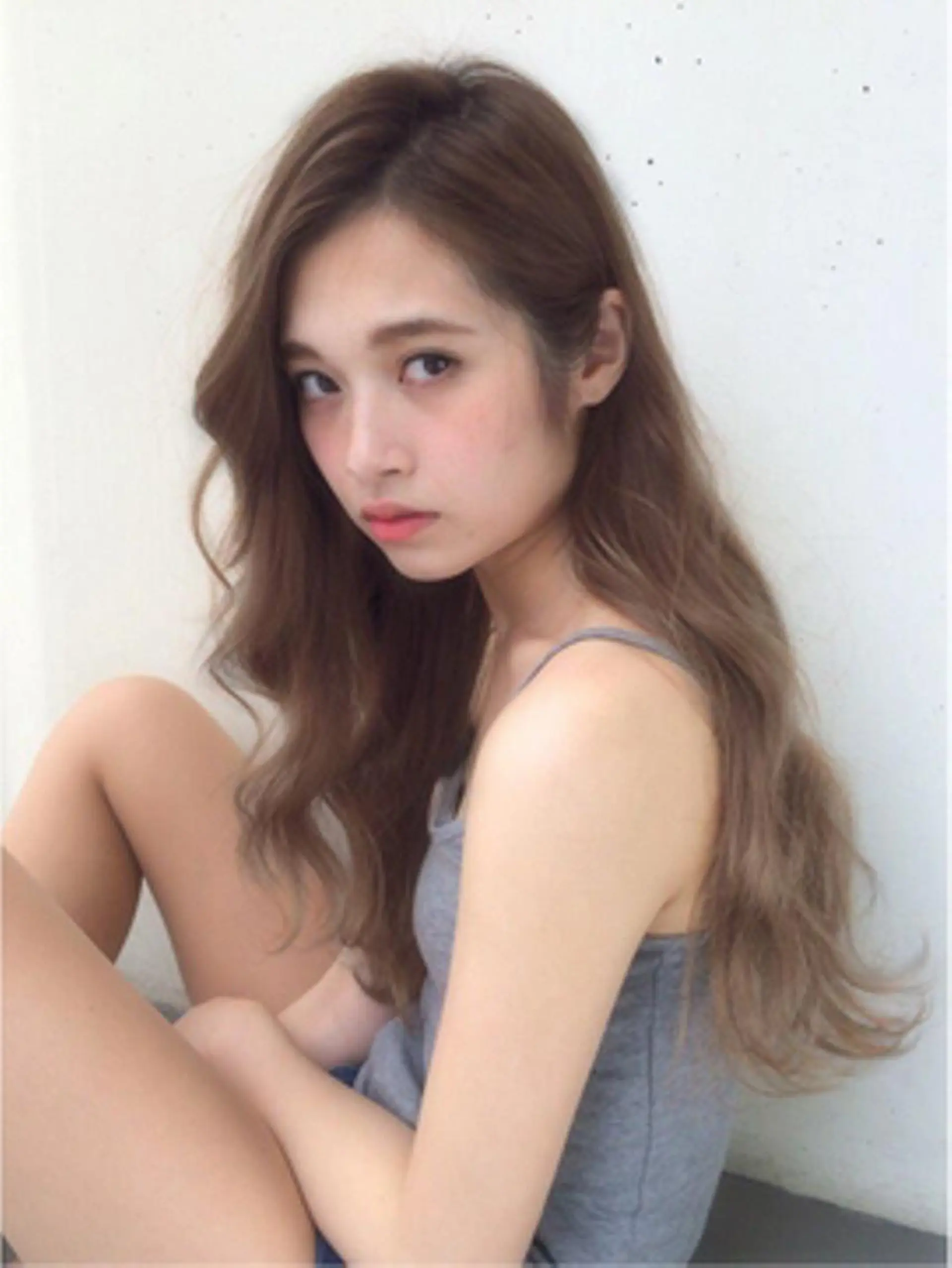 ロング カラー 遠藤 眞実のヘアスタイル