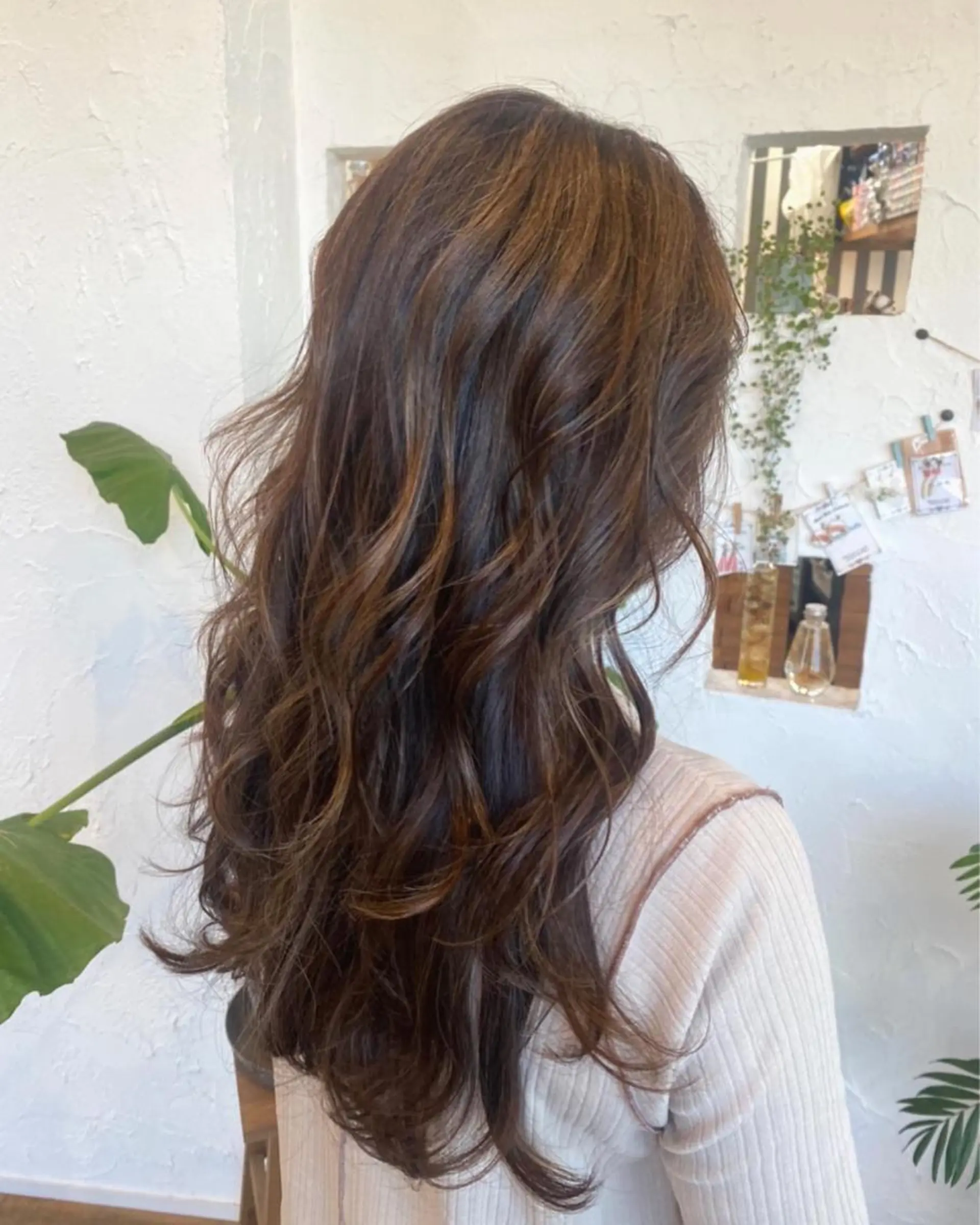 ロング カラー パーマ ヘアアレンジ メンズ 豊橋美容院 ソンリエのヘアスタイル