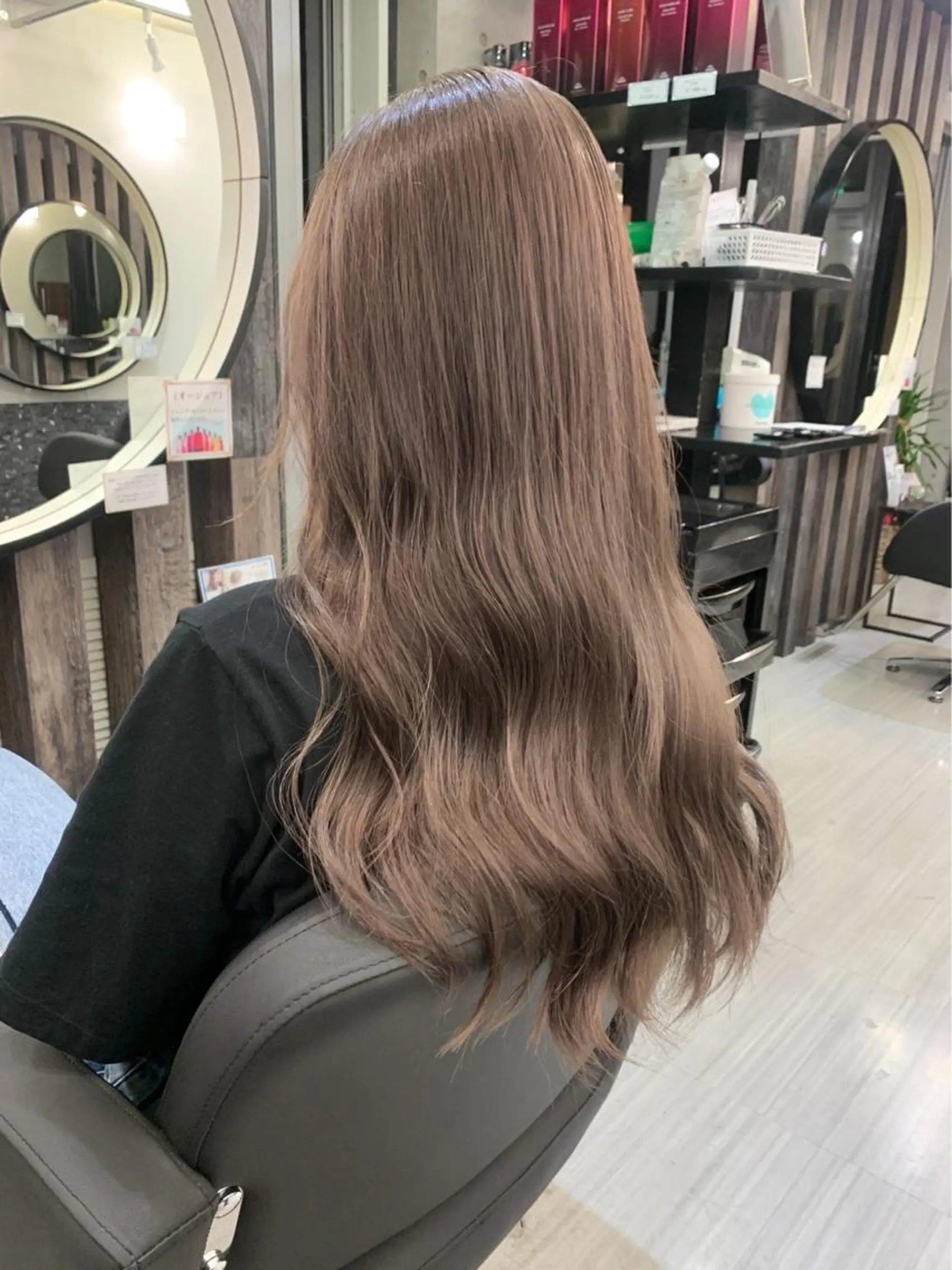 ロング カラー 加藤 杏のヘアスタイル