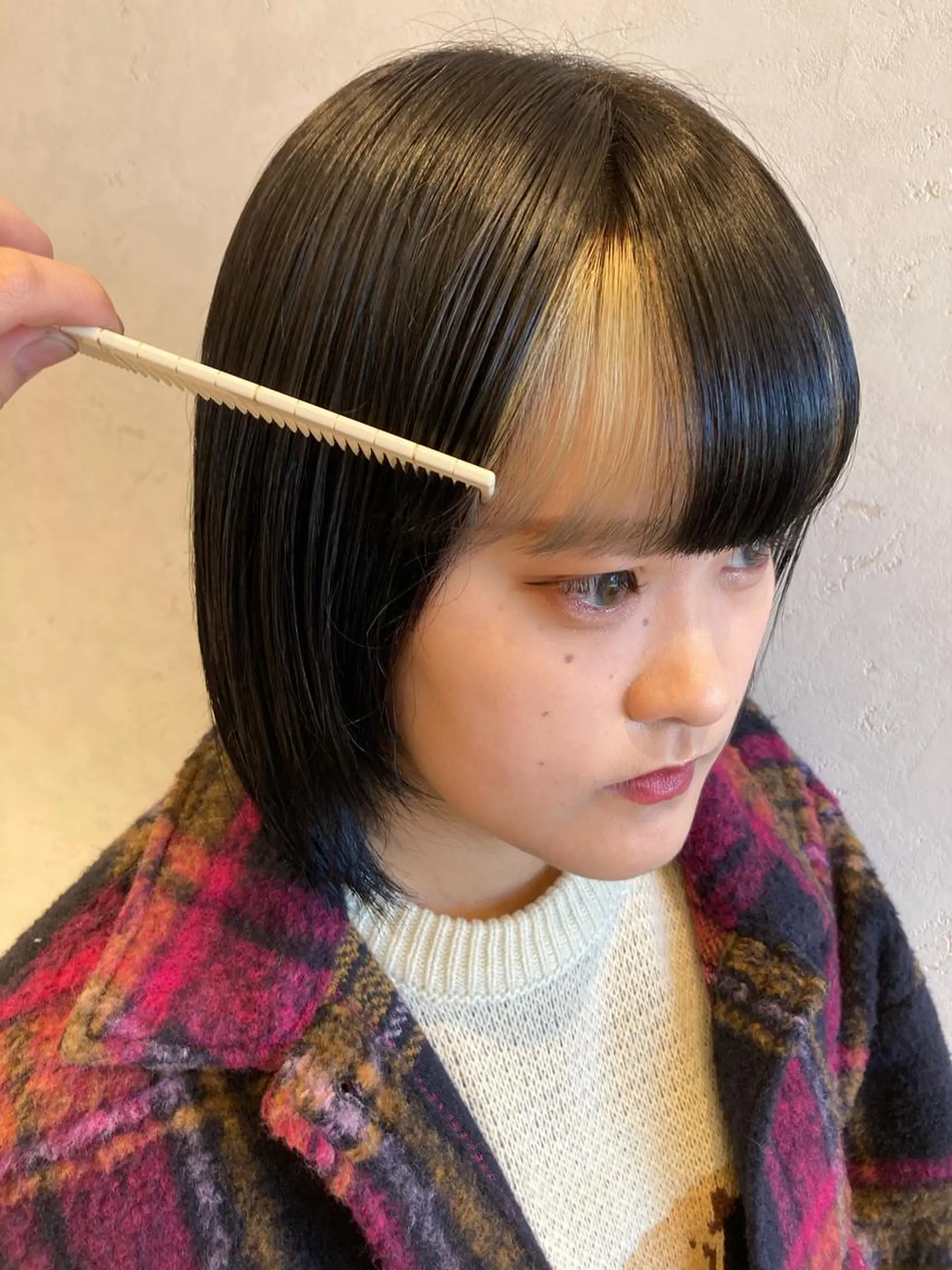 ショート nono/パーマ /顔まわりカット🐈のヘアスタイル