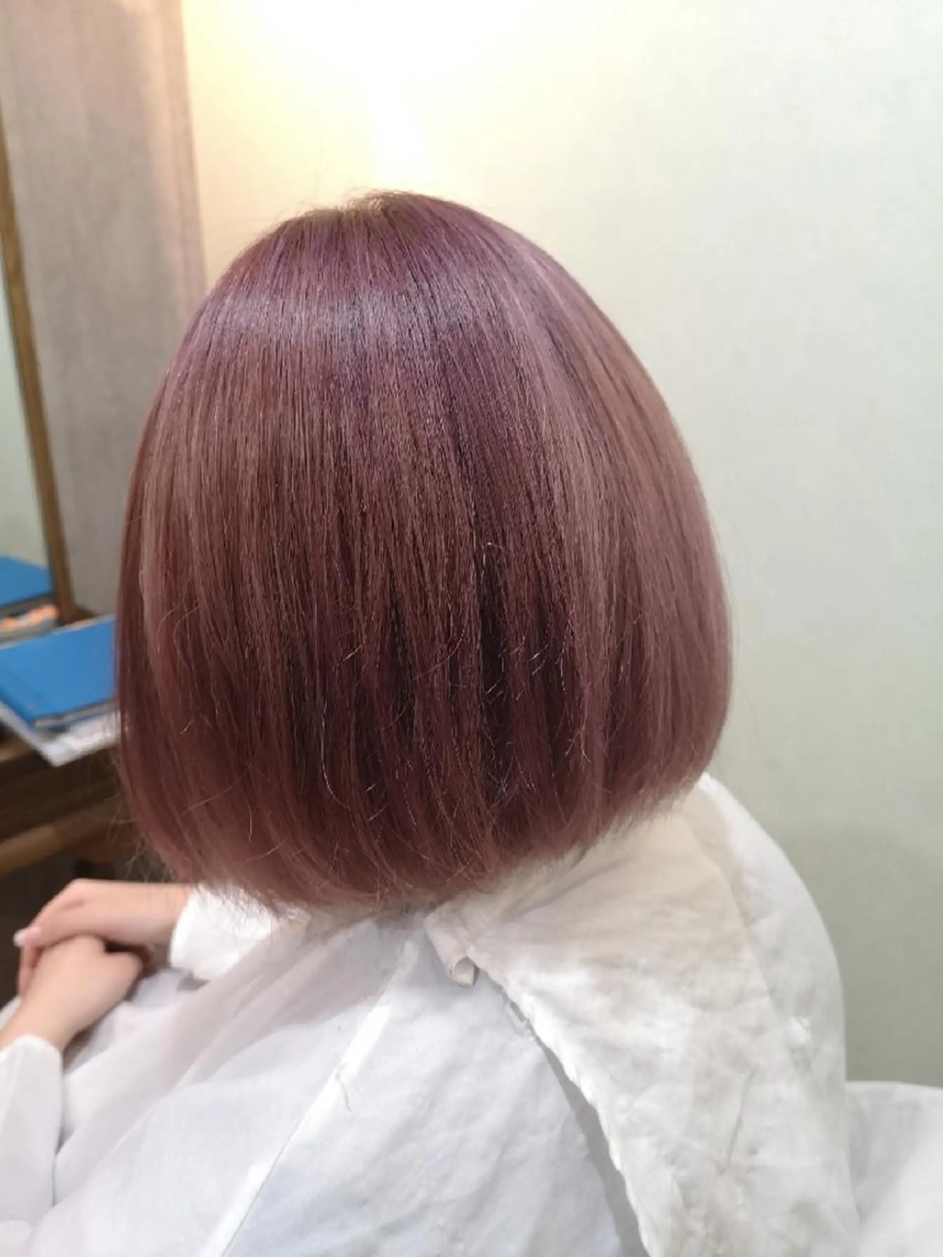 カラー ピンクカラー スミダ モモコのヘアスタイル