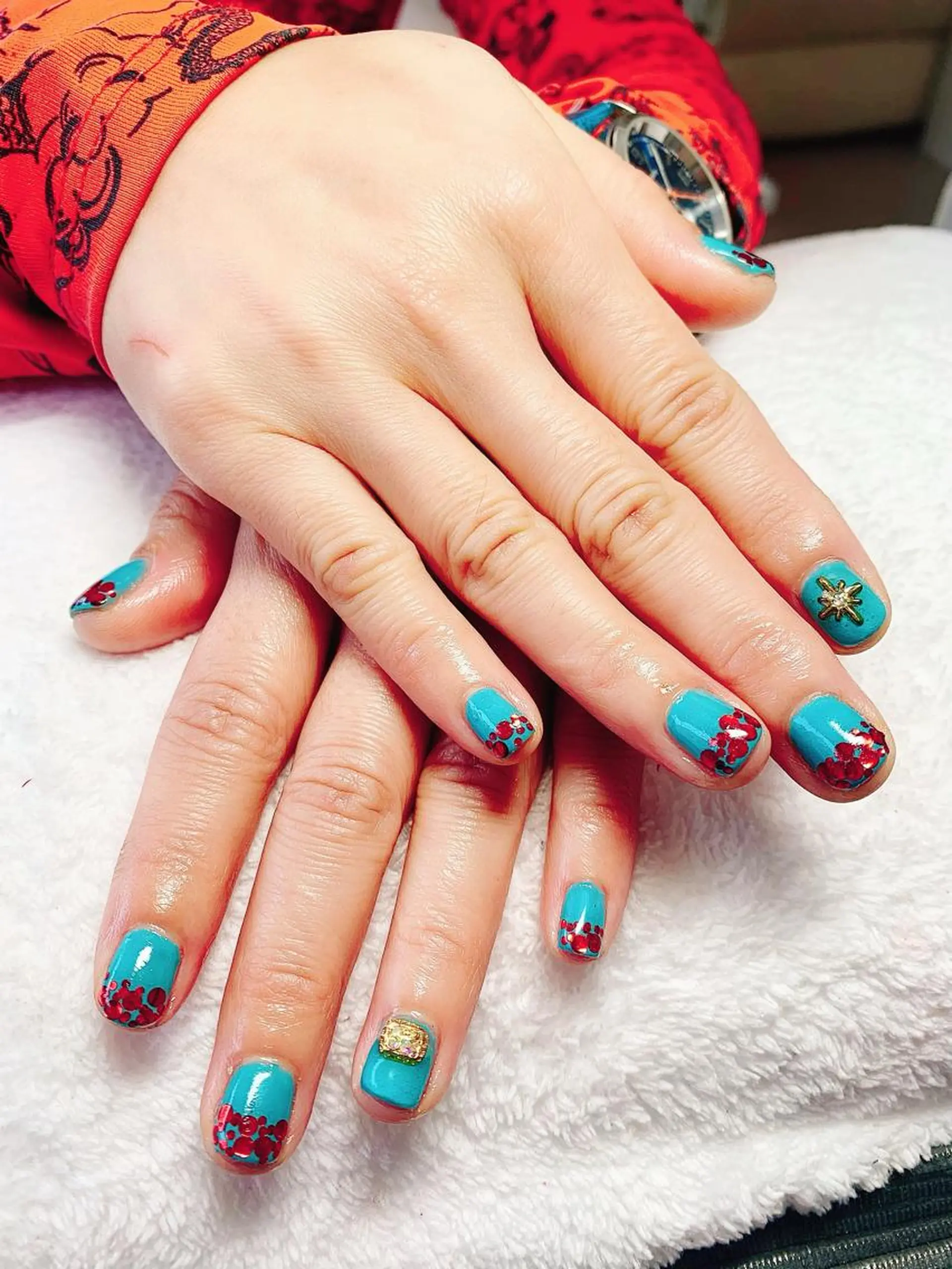 ネイル ワンカラーネイル 太田 あきなのネイルデザイン