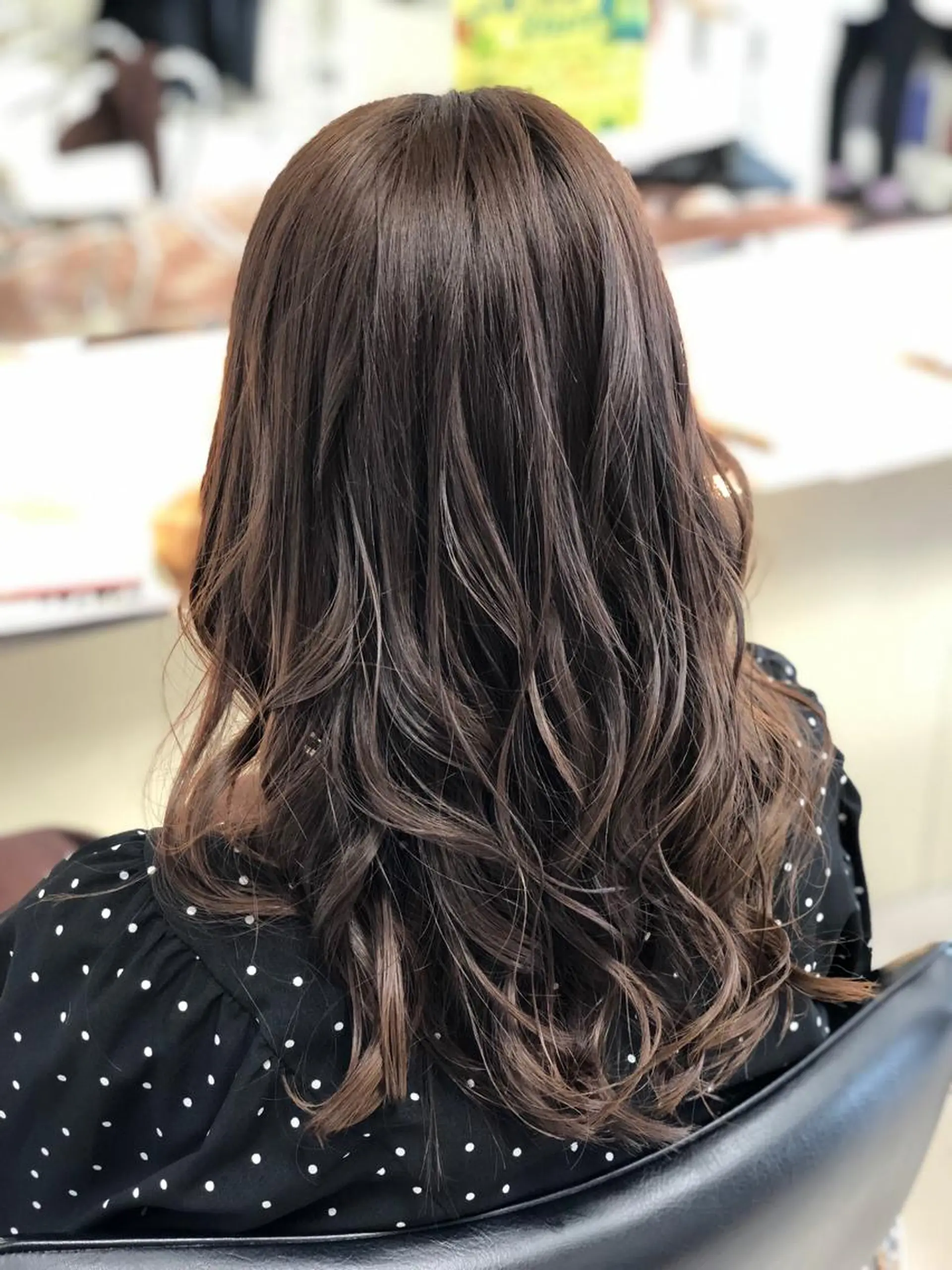 ロング カラー パーマ カット 髪質改善カラー🎗️ 滝沢純のヘアスタイル