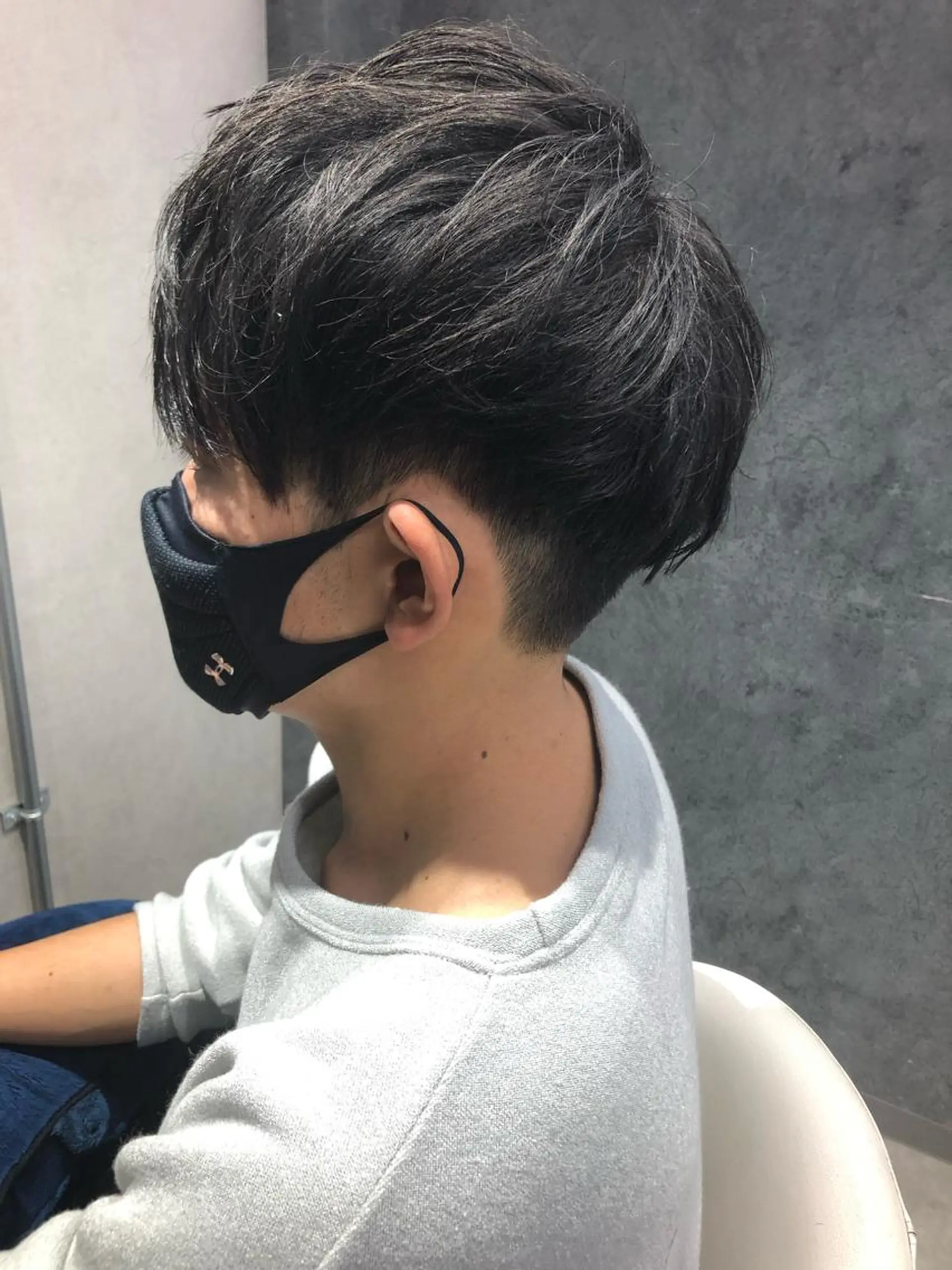 ショート メンズ マッシュ ツーブロック カット Noyヨシモト ヒロトのヘアスタイル