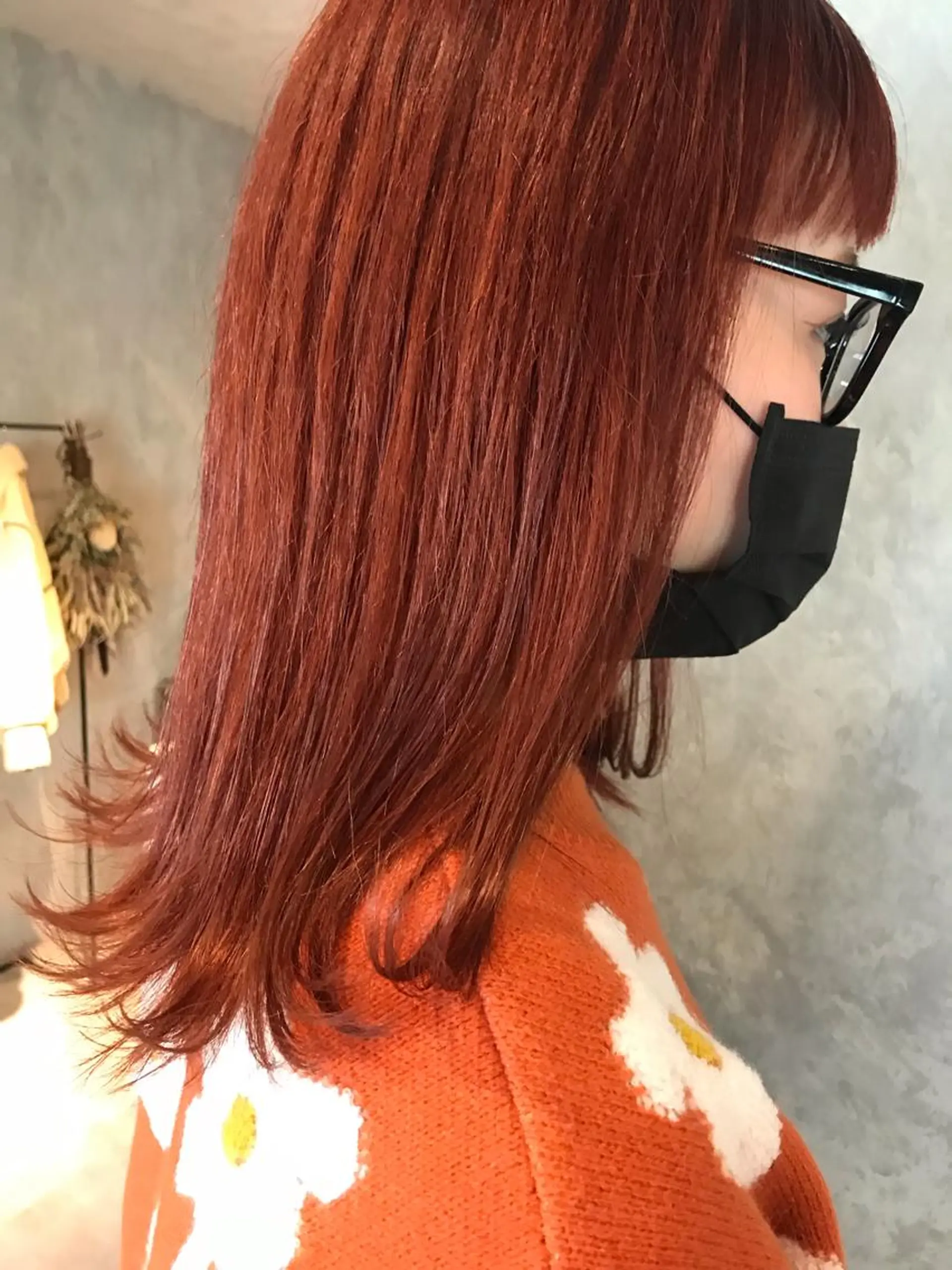 ミディアム カラー fuchigami suzunoのヘアスタイル