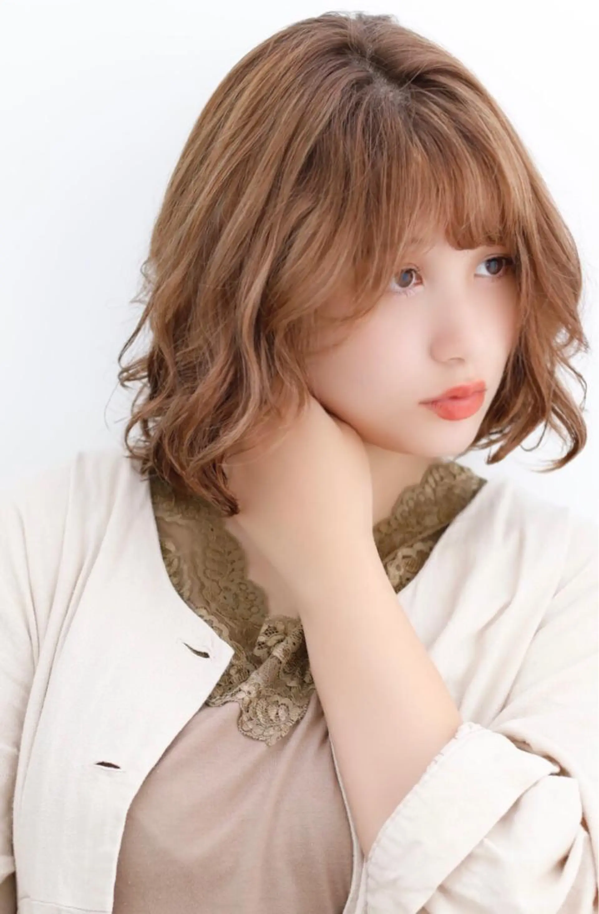 ミディアム カラー パーマ 🍊千葉 未来🍊店長のヘアスタイル