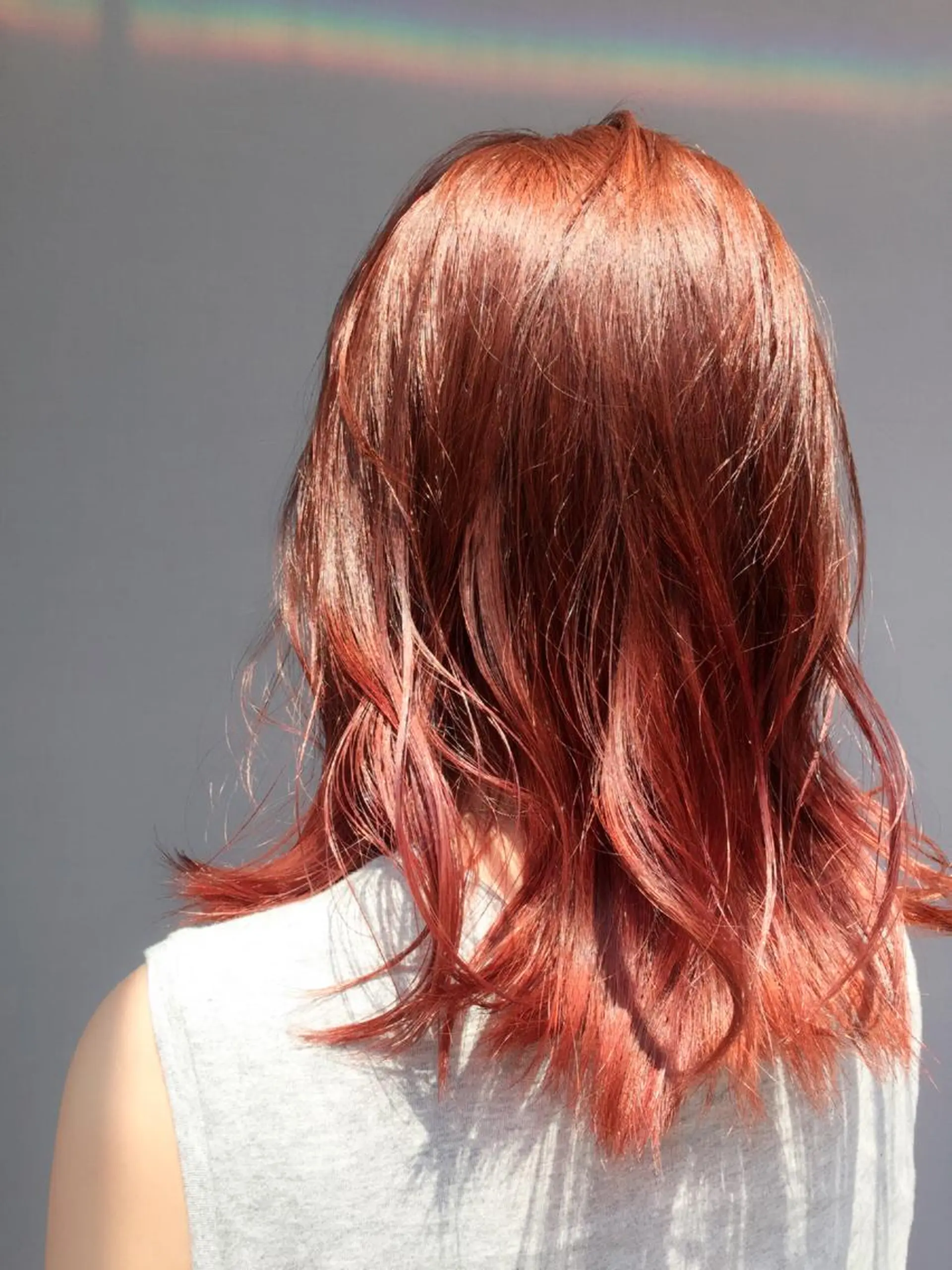 ミディアム カラー 韓国ヘア✨グレージュ カラーasamiのヘアスタイル