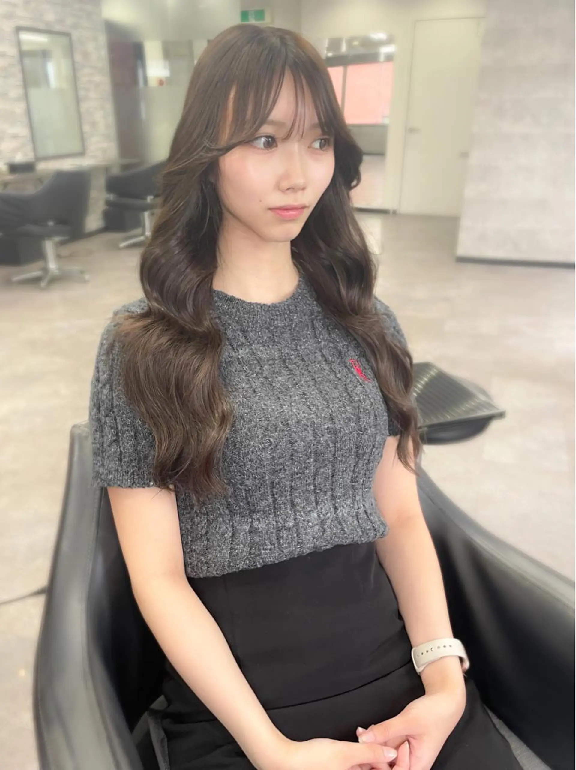 ロング カラー カット エクステ ハイトーンエクステ 🎩カズキ🎩のヘアスタイル