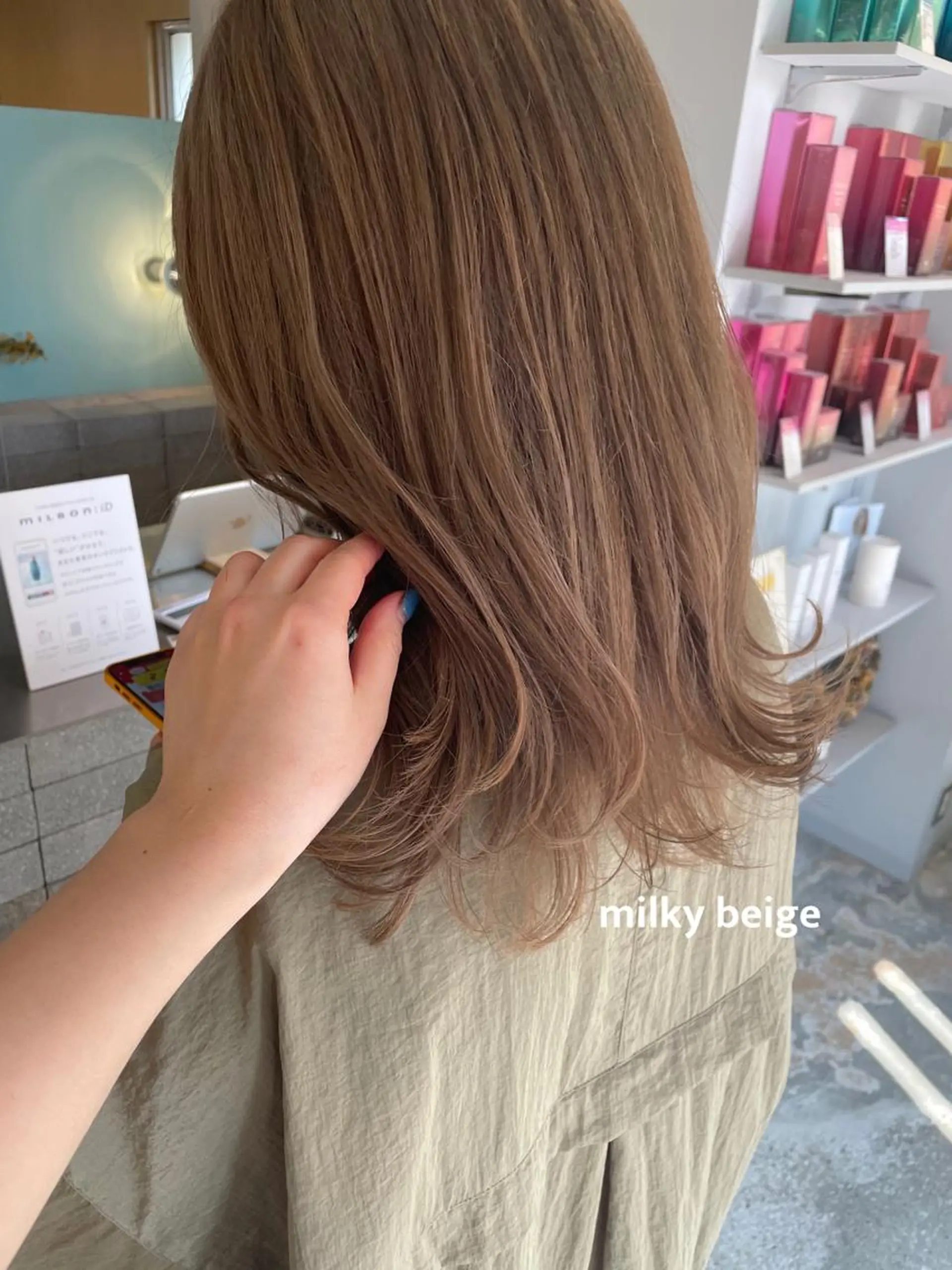 セミロング カラー パーマ メンズ メンズブリーチ ブリーチ cipre miyabiのヘアスタイル