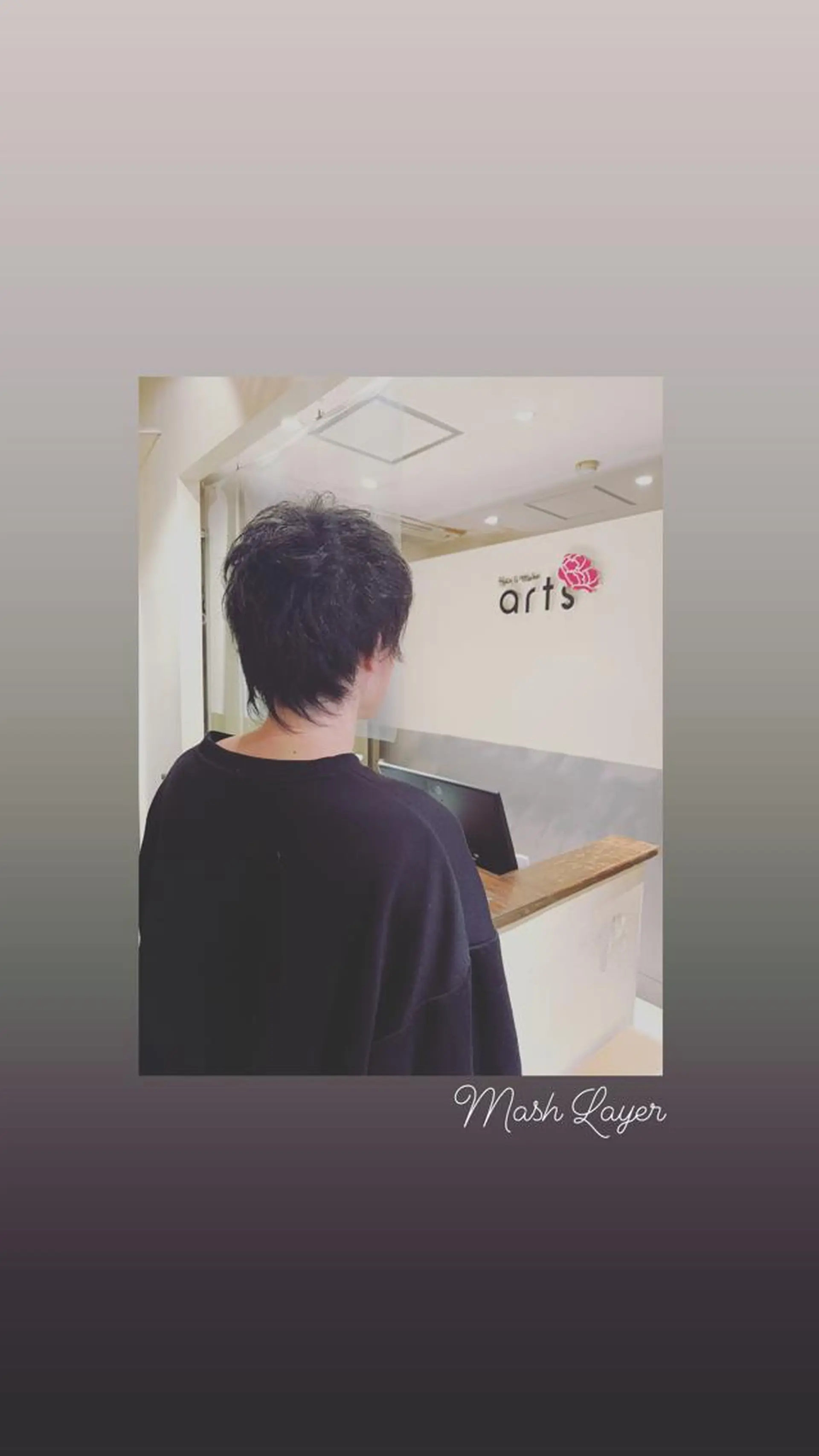 ショート メンズ マッシュウルフ マッシュ メンズウルフカット ウルフカット ハイライト/インナー /ブリーチ/レイヤーのヘアスタイル