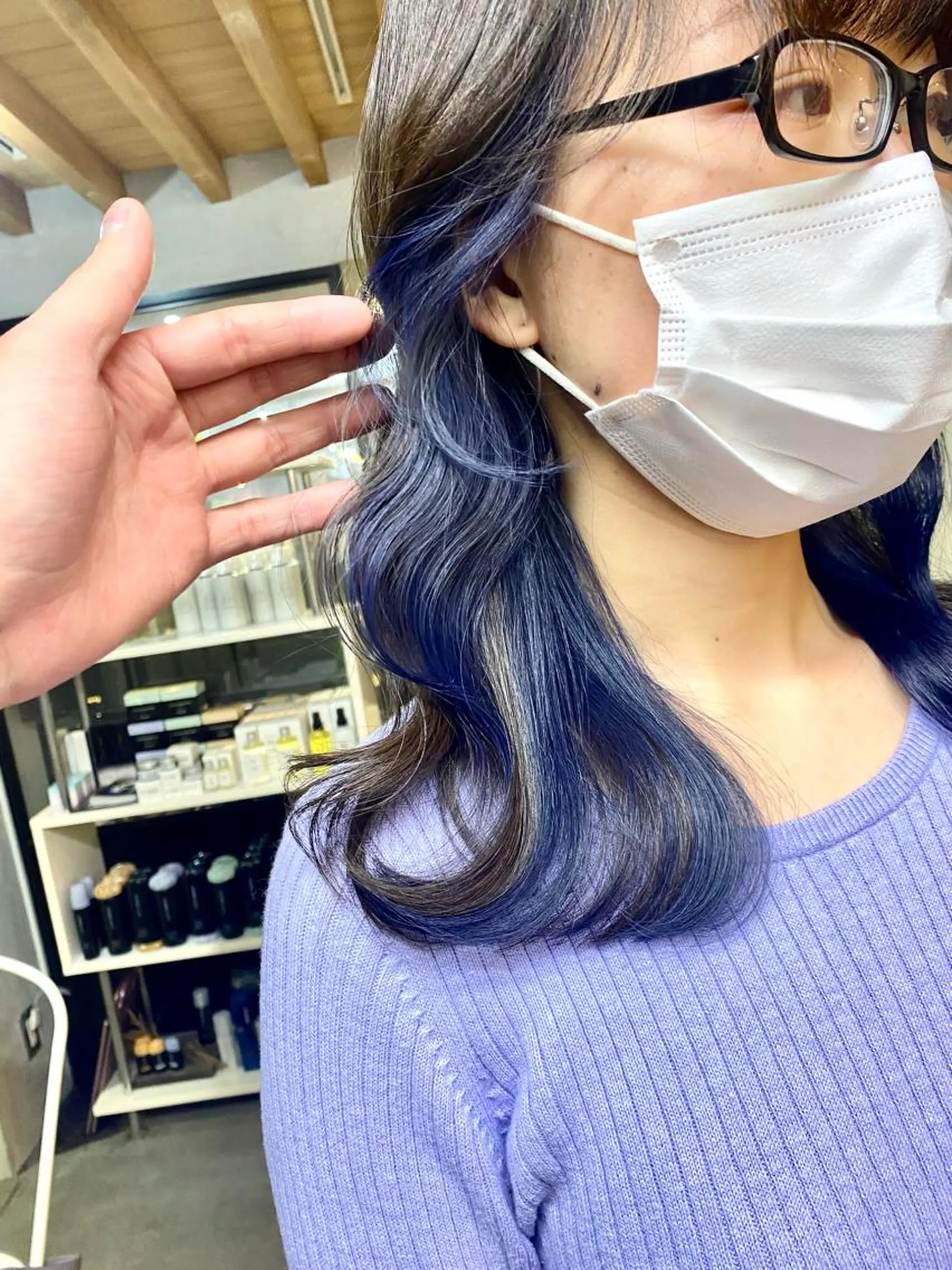 ミディアム 【縮毛矯正髪質改善】 中山健太のヘアスタイル