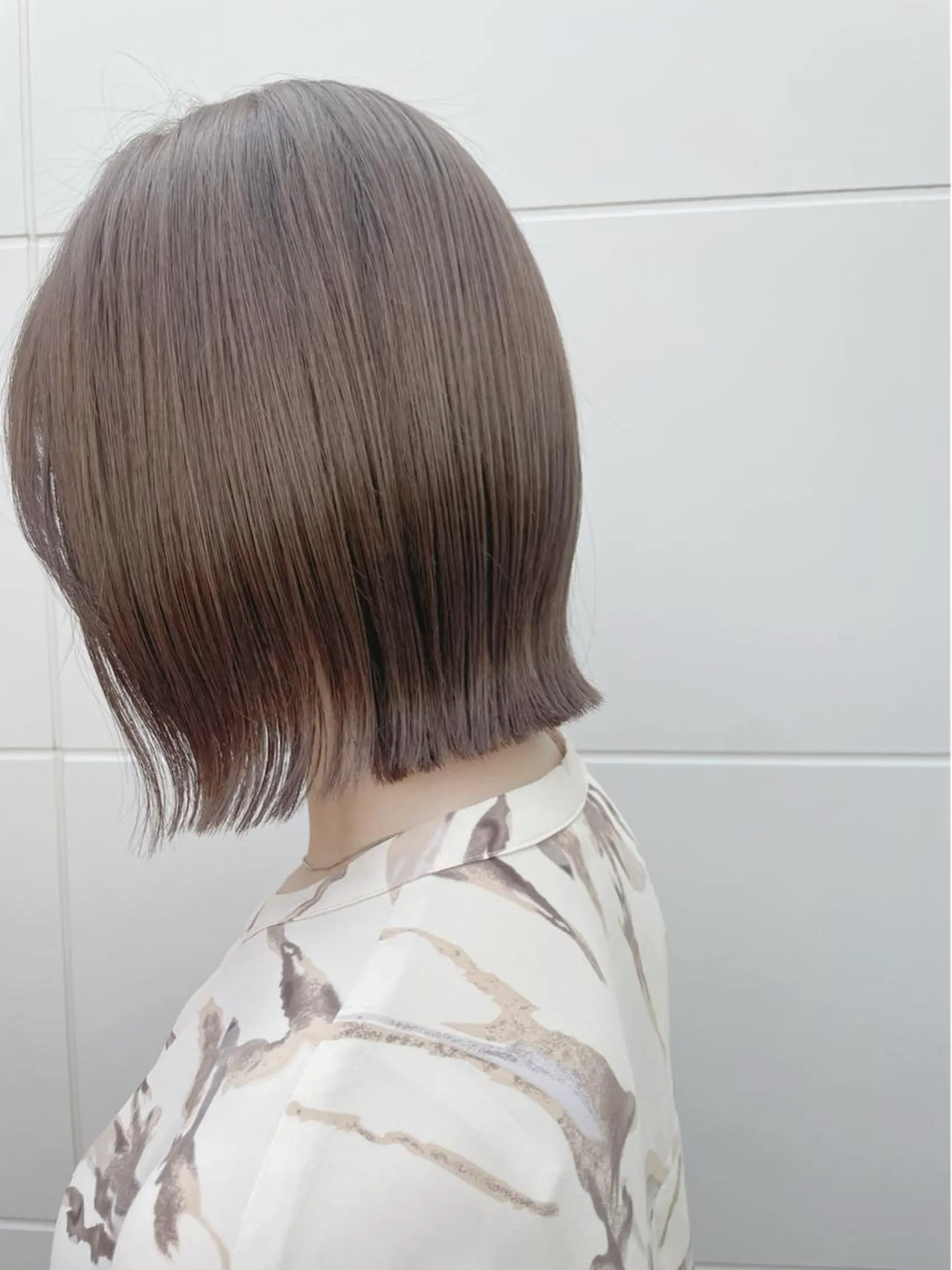 ミディアム カット ヘアカラー トリートメント 藤本 静香のヘアスタイル