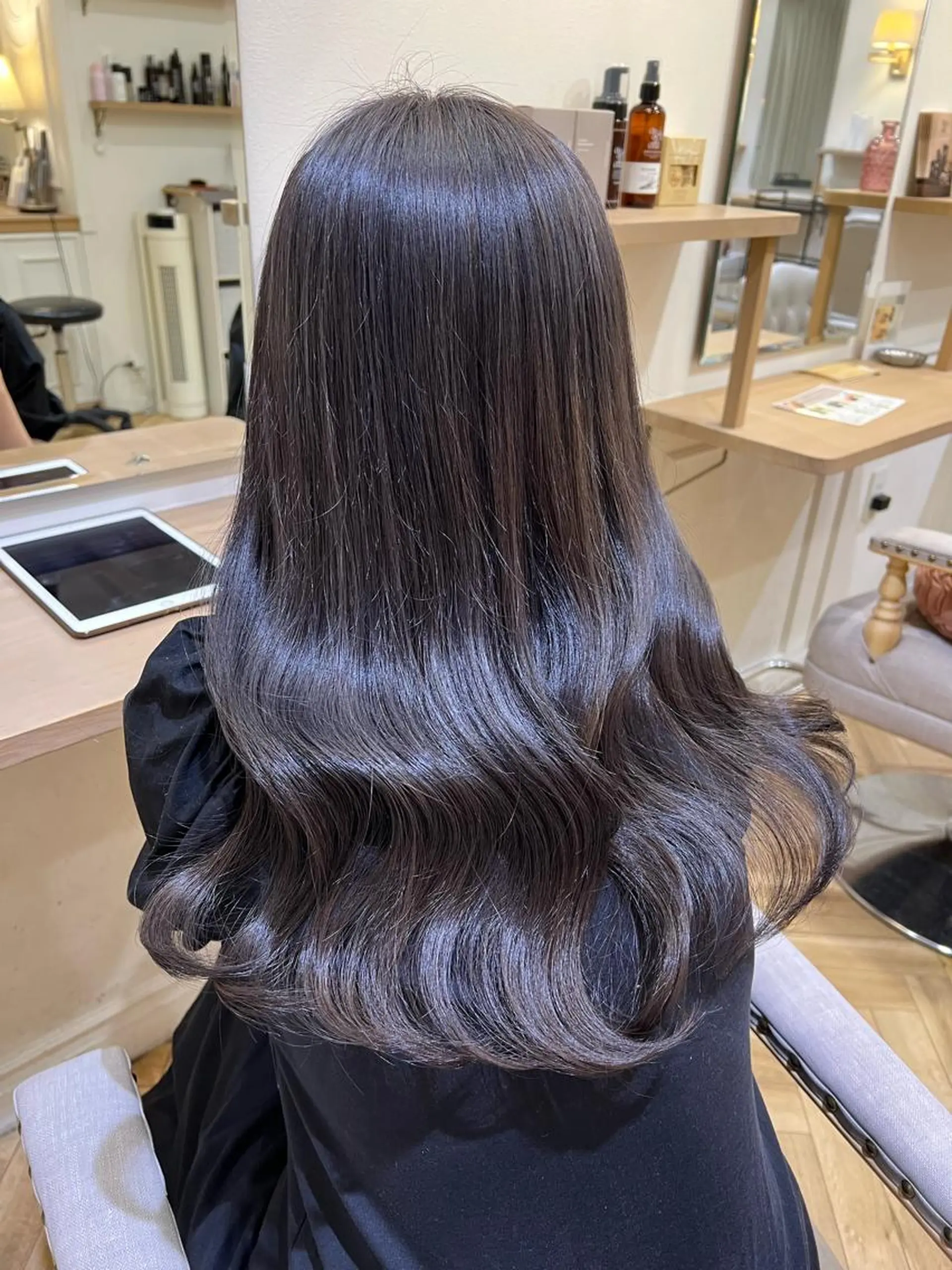 ロング ヨシンモリ レイヤーカット 🇰🇷SAYAのヘアスタイル