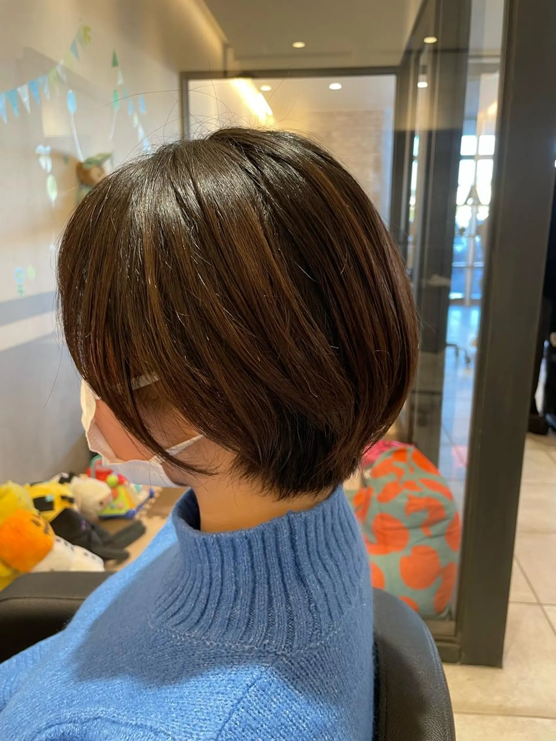 ショート パーマ カット 縮毛矯正 トリートメント ヘアセット 渡部雄大 ショート／縮毛矯正のヘアスタイル