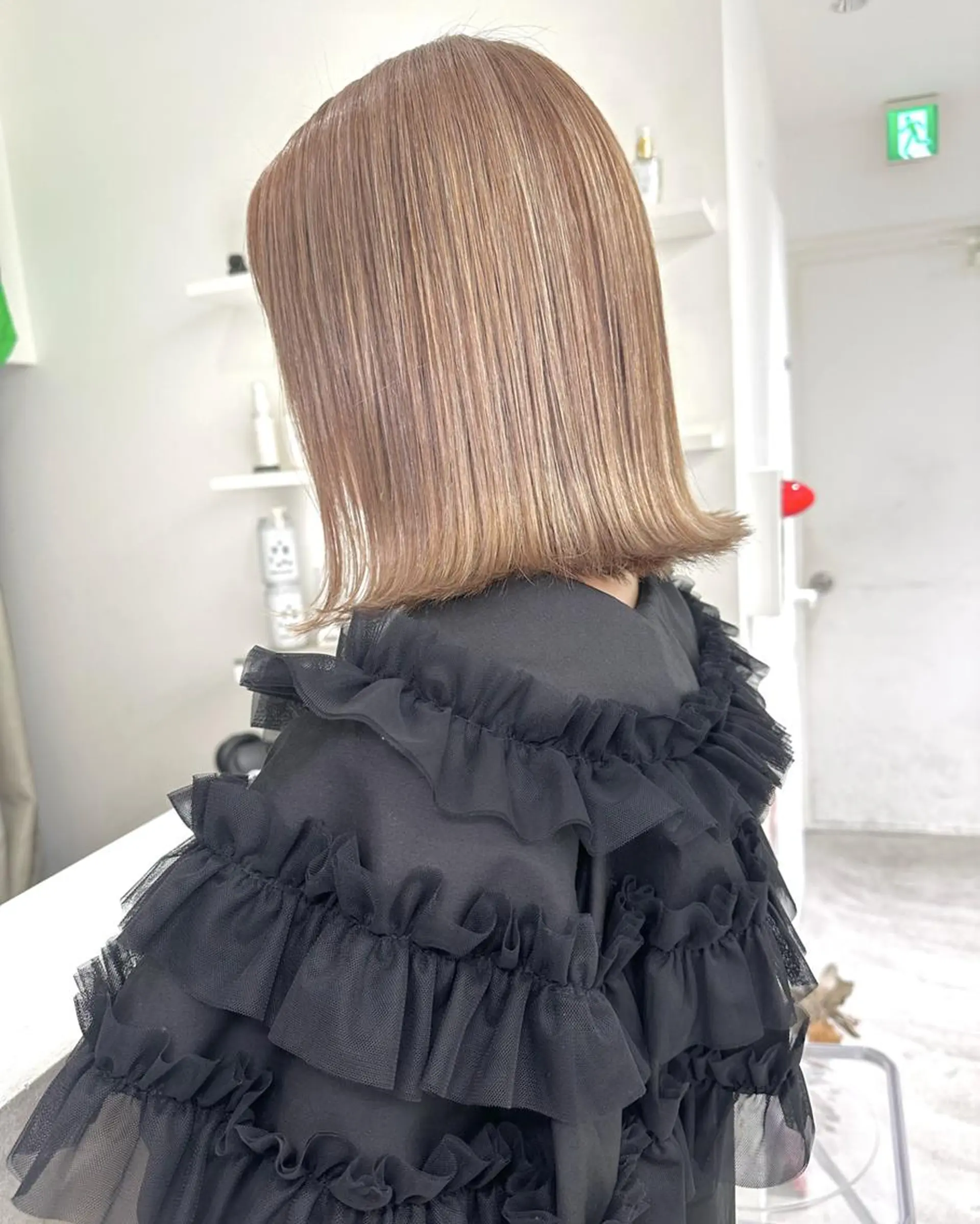 ショート カラー ブリーチ ケアブリーチ ハイライトカラー ハイライト 髪質改善 ヘアカラー トリートメント ito. ブリーチ/髪質改善のヘアスタイル