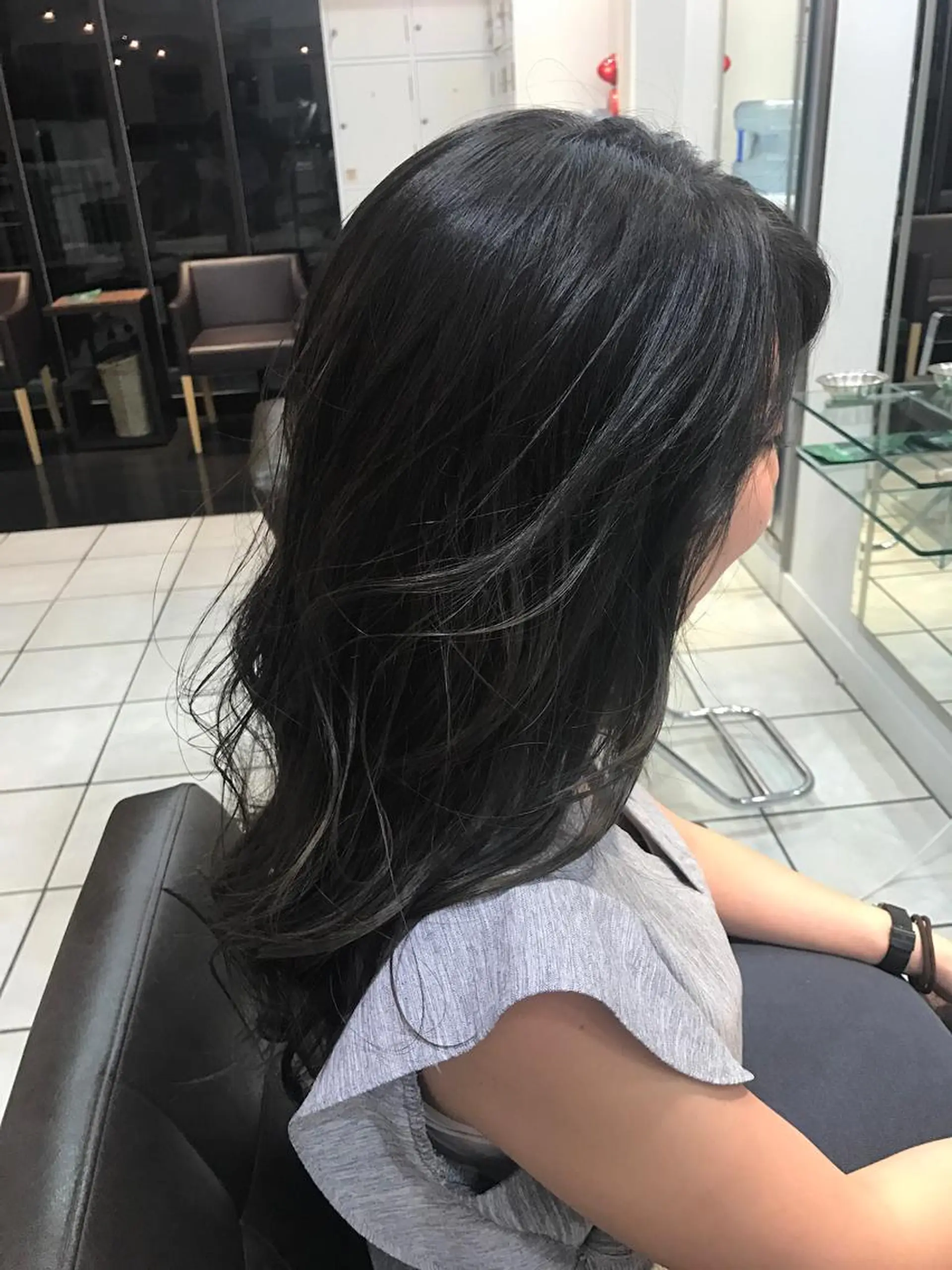 ロング カラー みずの ゆきなのヘアスタイル