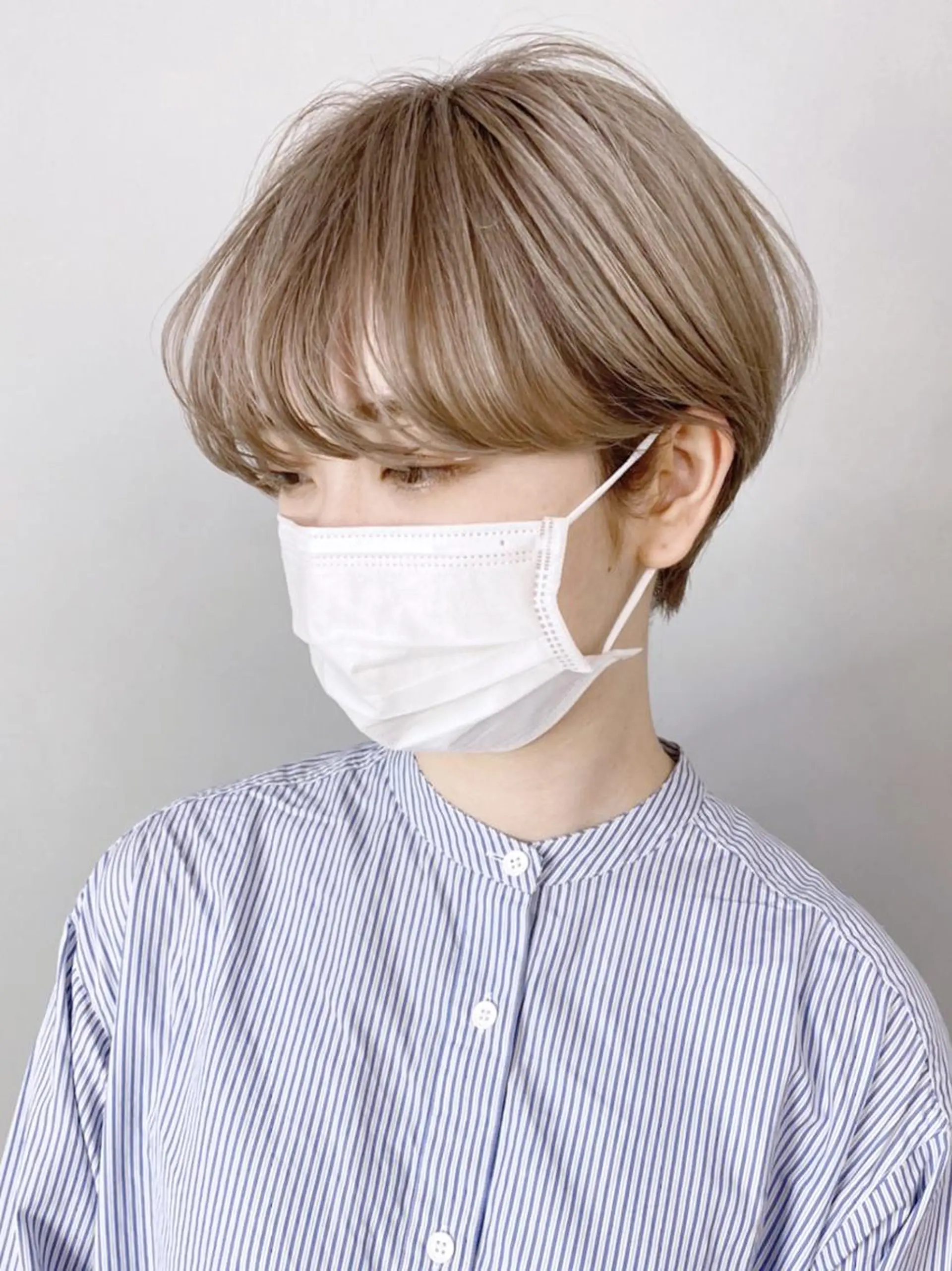 ショート カラー パーマ ヘアアレンジ ショートヘア ITbyALBUM 中野店のヘアスタイル