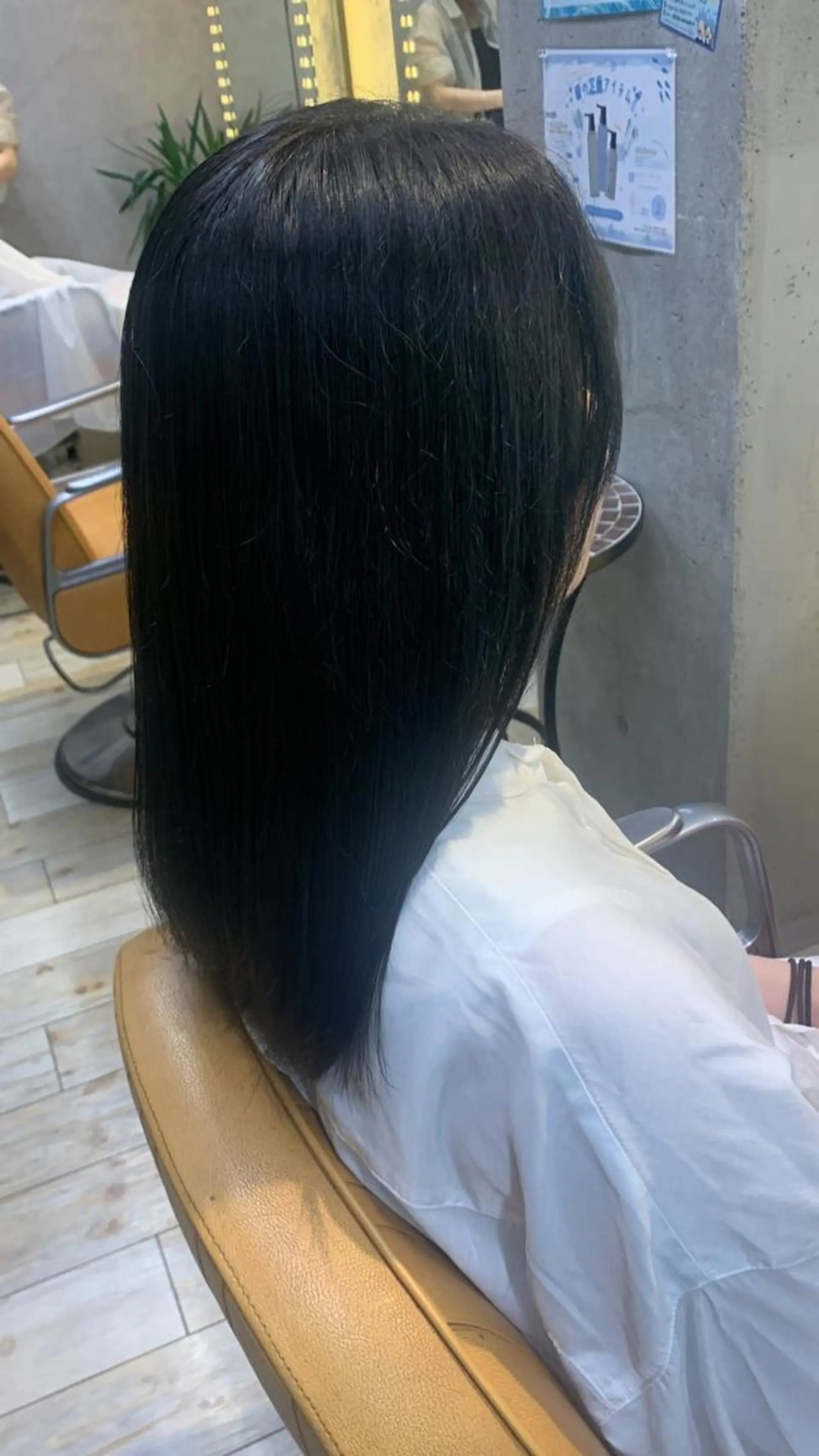 カラー 黒髪 ブルーカラー ブルーブラック ヘアカラー トリートメント メンズ指名NO.1/ マッシュ/パーマのヘアスタイル