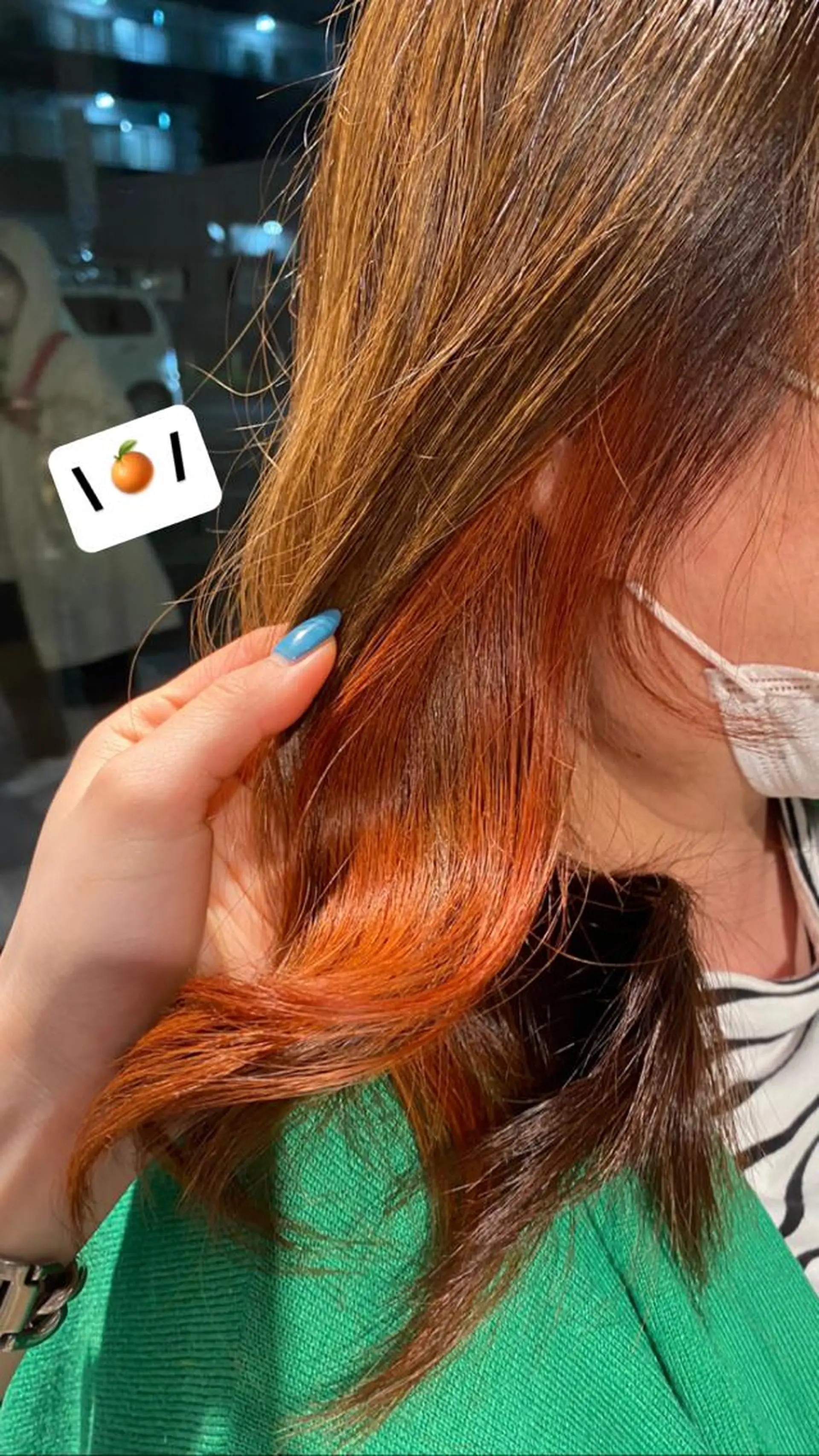 セミロング カラー インナーカラー カット ヘアカラー オスズ 🎀´-のヘアスタイル