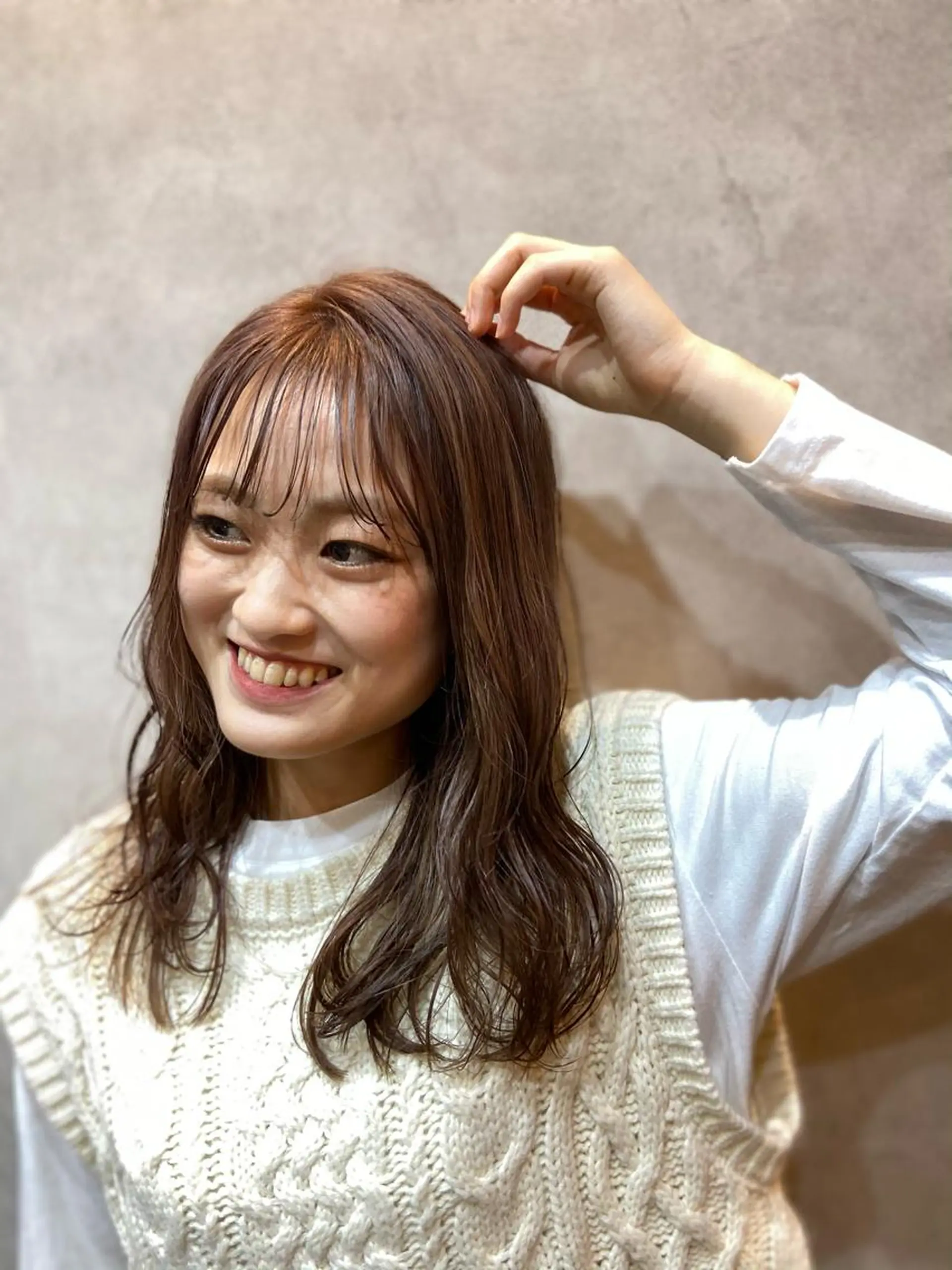 セミロング nico🏁 rihoのヘアスタイル