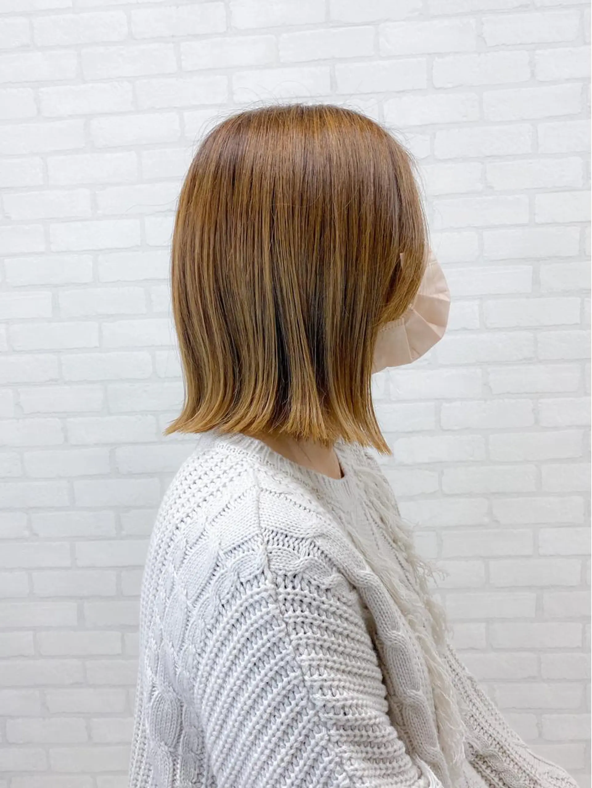 ミディアム 甲斐綾香 /髪質改善/縮毛矯正のヘアスタイル