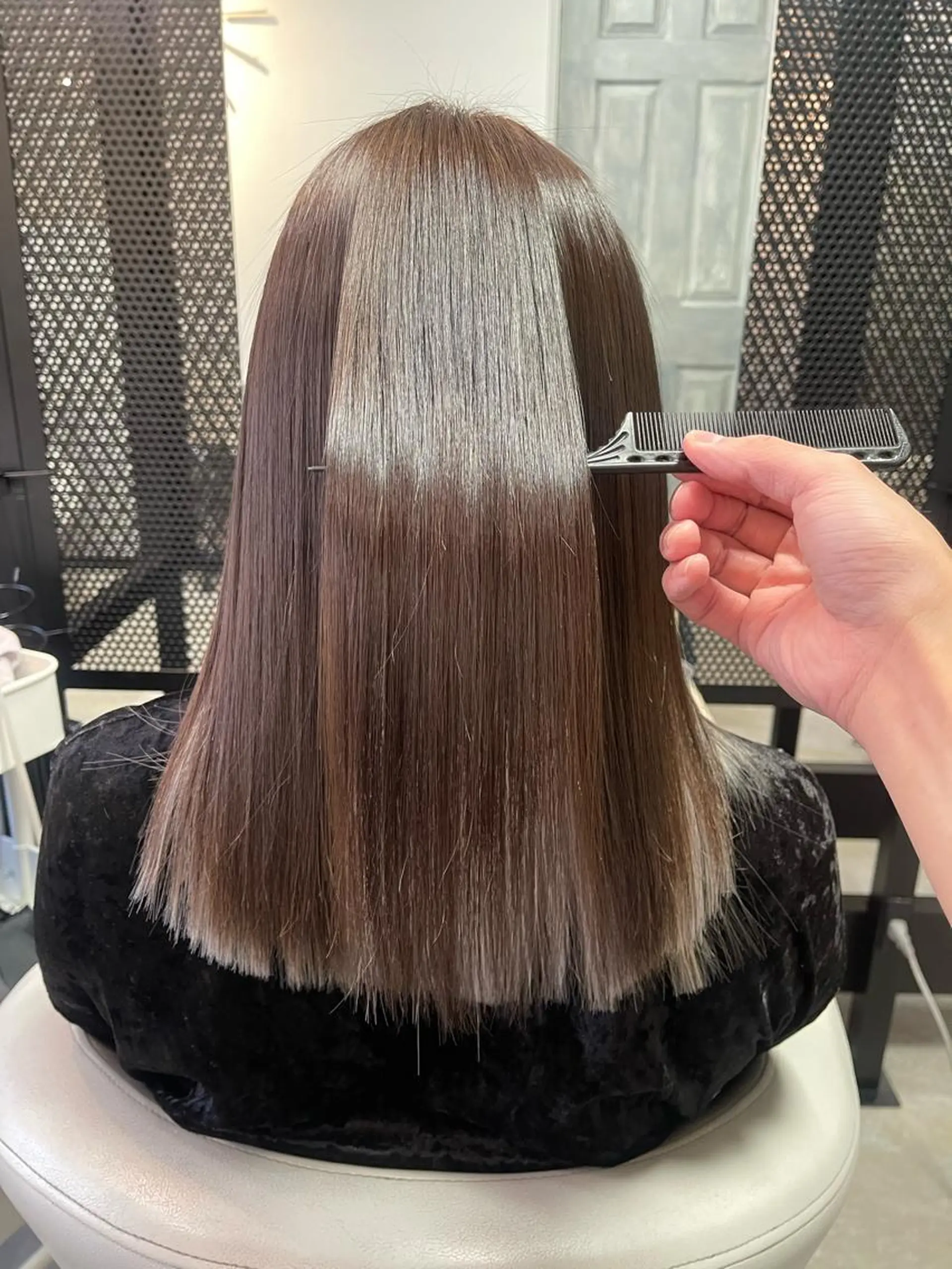 ロング カラー ヘアカラー トリートメント ヘアセット モテ髪提案します💕 髪質改善宗一郎のヘアスタイル