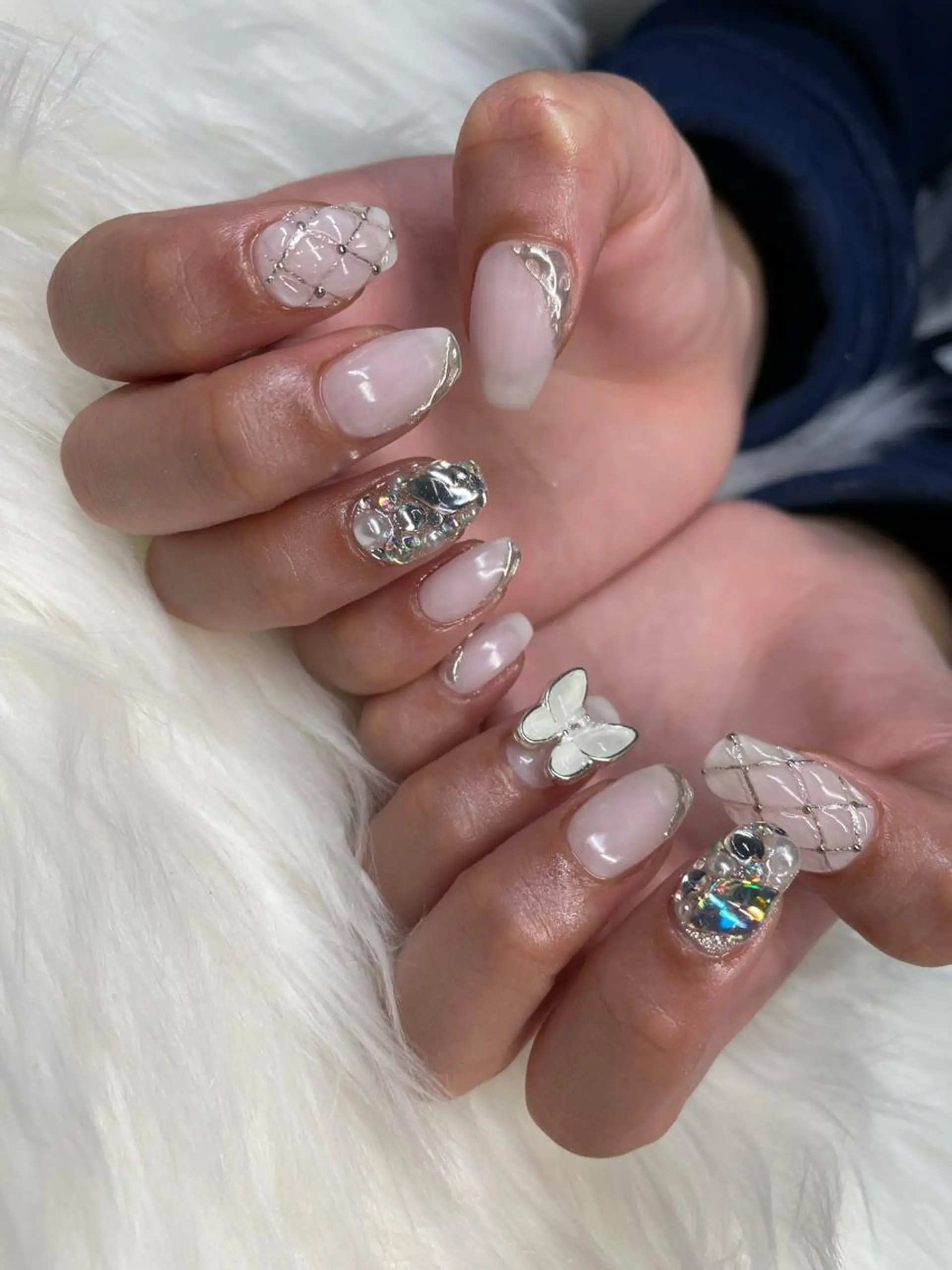 ロング ヘアアレンジ キッズ ネイル マツエク・マツパ アイブロウ 福田 加奈のネイルデザイン