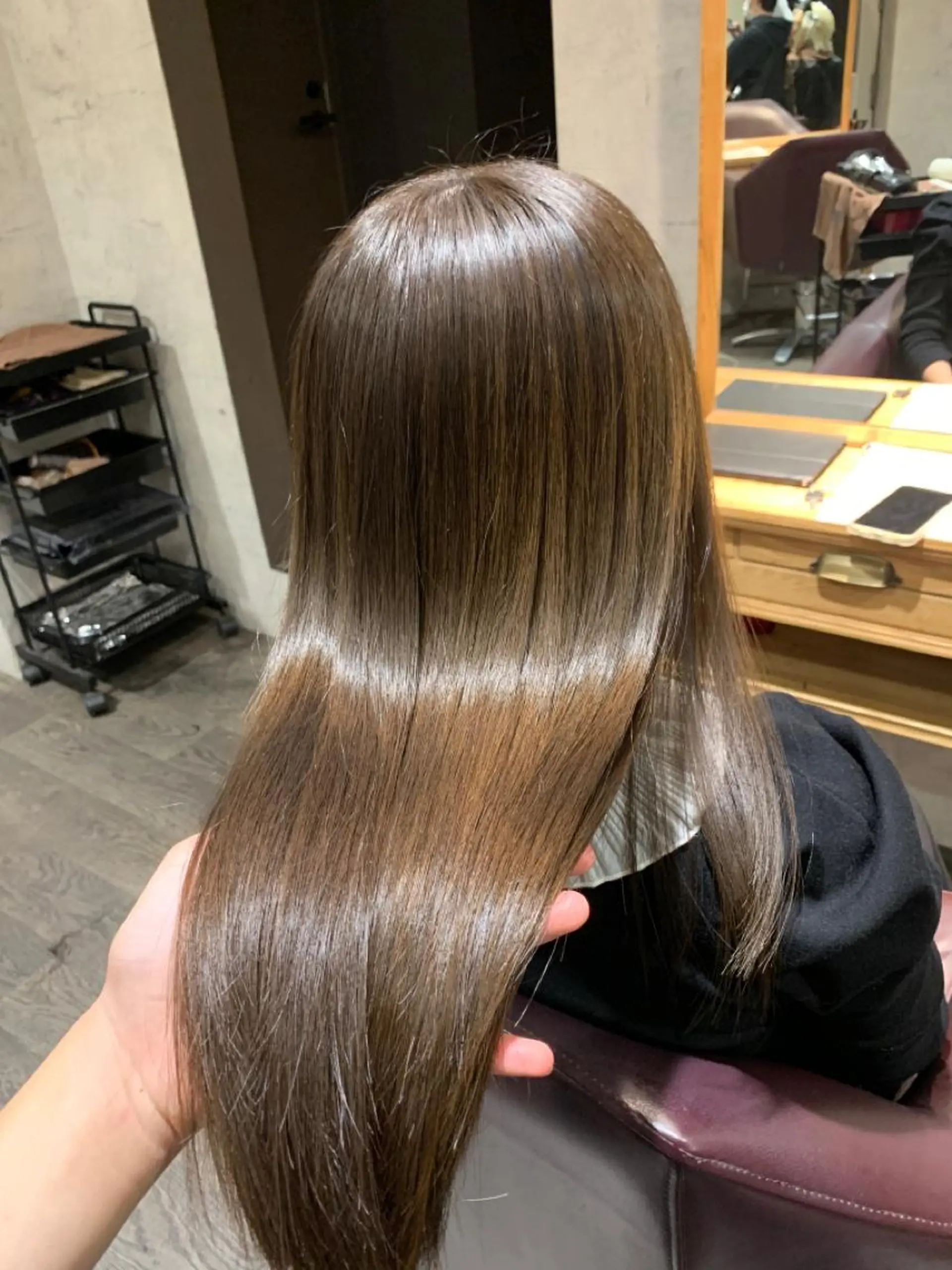 ロング トリートメント 中川歩　髪質改善 ツヤカラー【横浜】のヘアスタイル