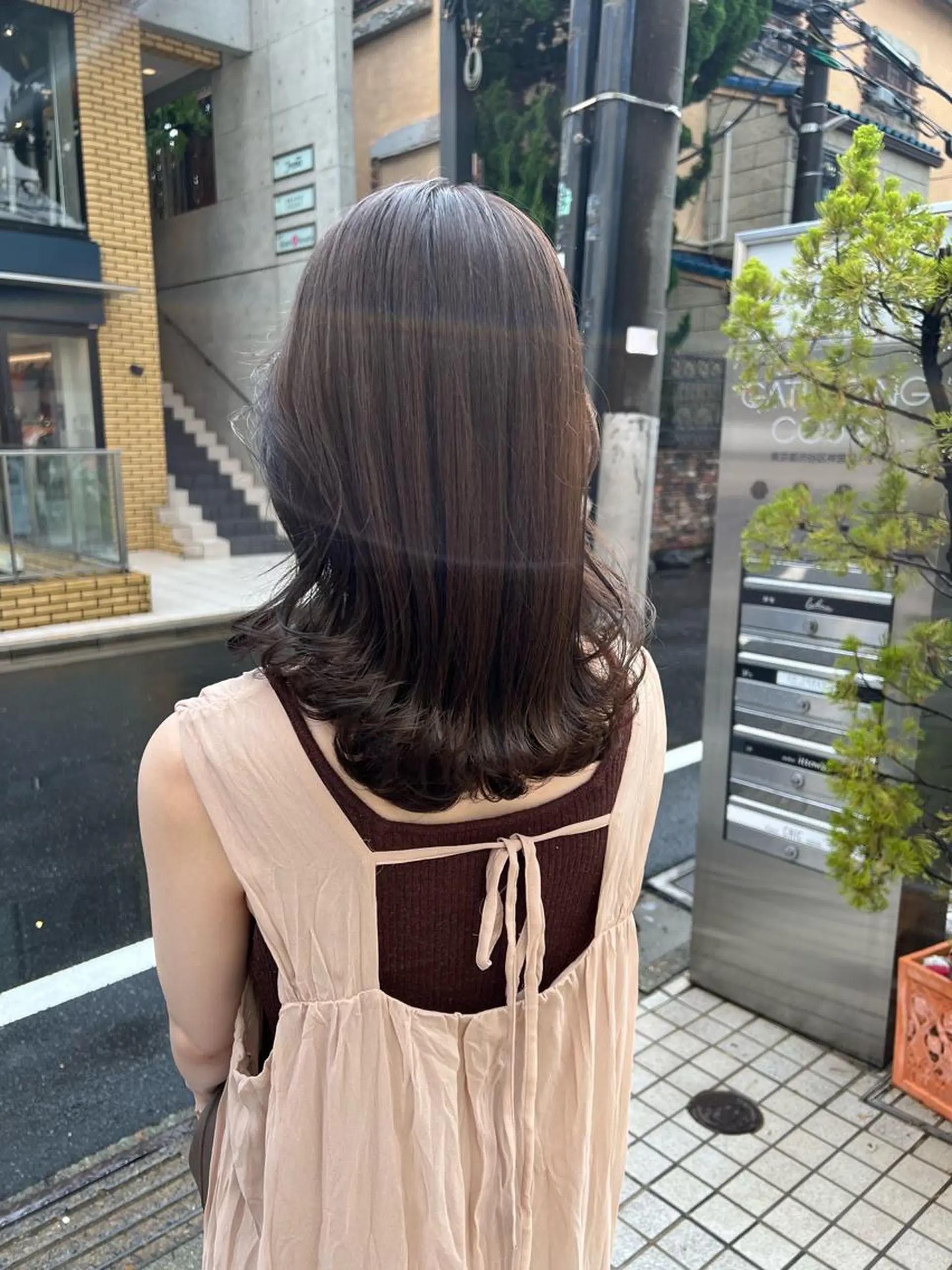 セミロング 似合わせヘア🫶🏻 つきいてるみのヘアスタイル