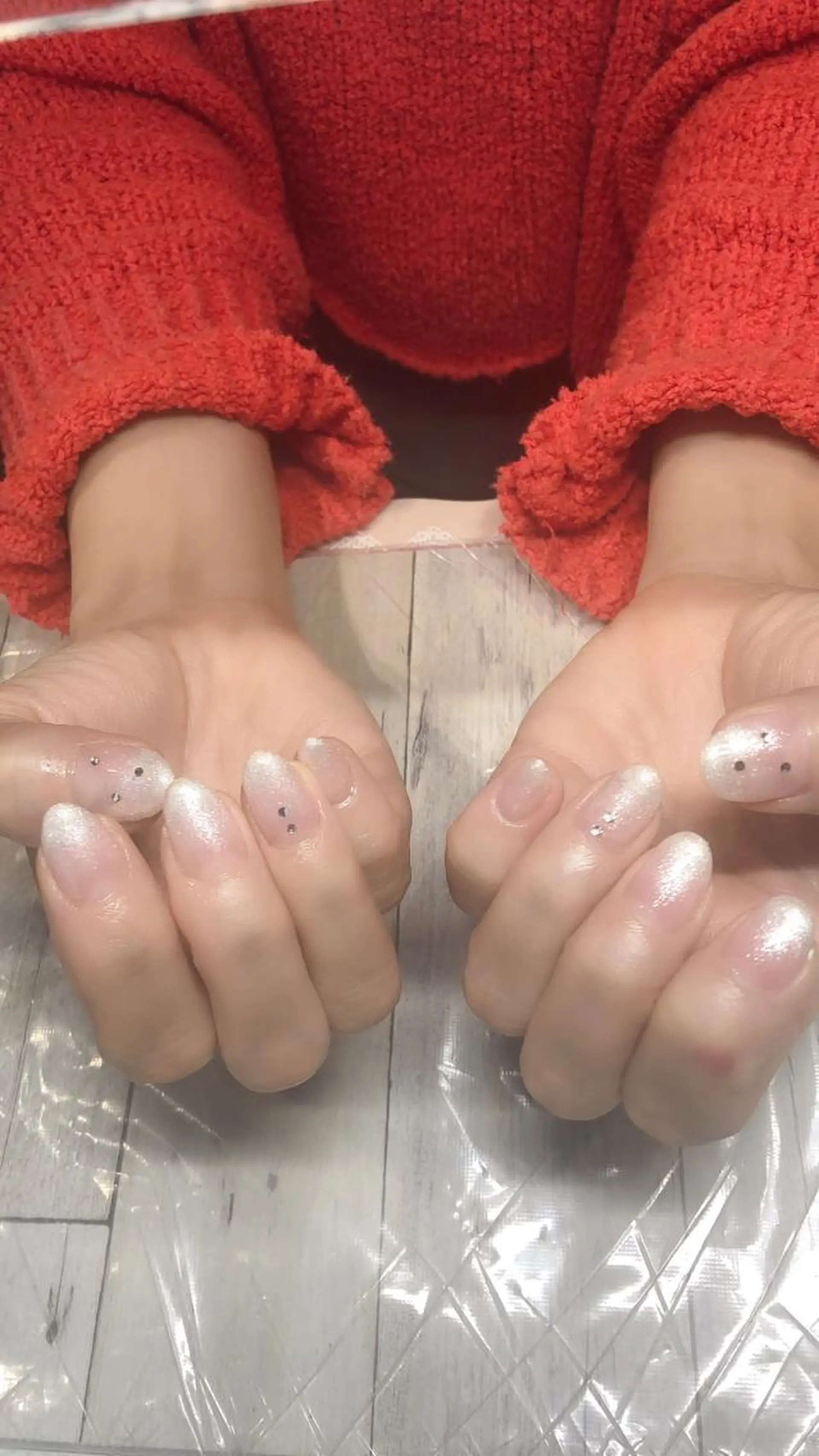 ネイル グラデーション ラメ(グリッター) ラメグラデーション ✨アン ミユ✨のネイルデザイン