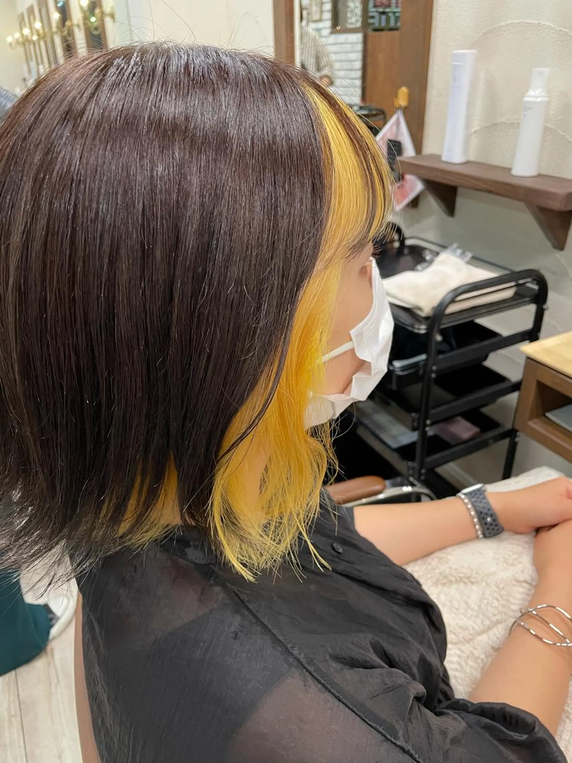 ミディアム カラー ヘアアレンジ 🫧ヒシダアキ taboo.i🫧のヘアスタイル