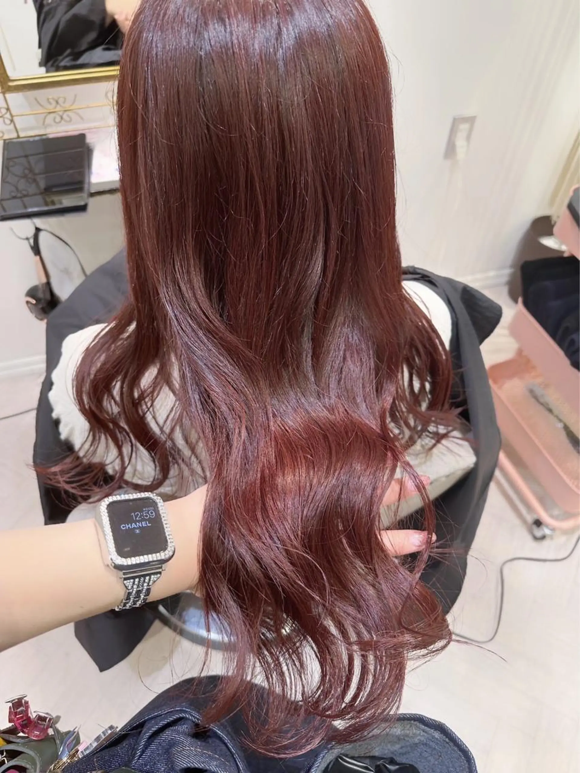 ロング カラー 女性のための美容師/ 下北沢/ヨシダモモカのヘアスタイル