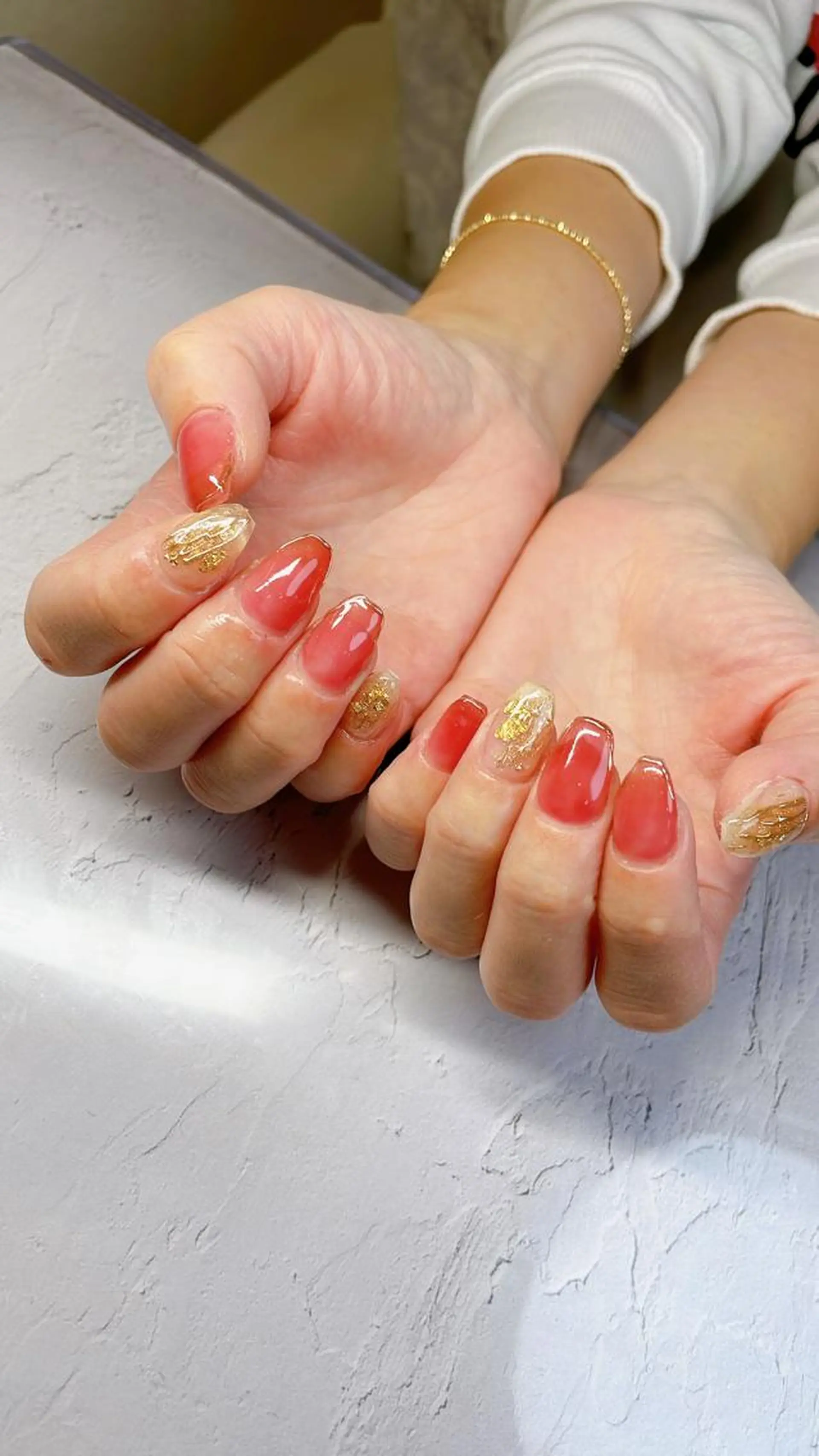 ネイル ニュアンスネイル ハンドネイル LaLa Peach 福岡のマツエク・マツパデザイン