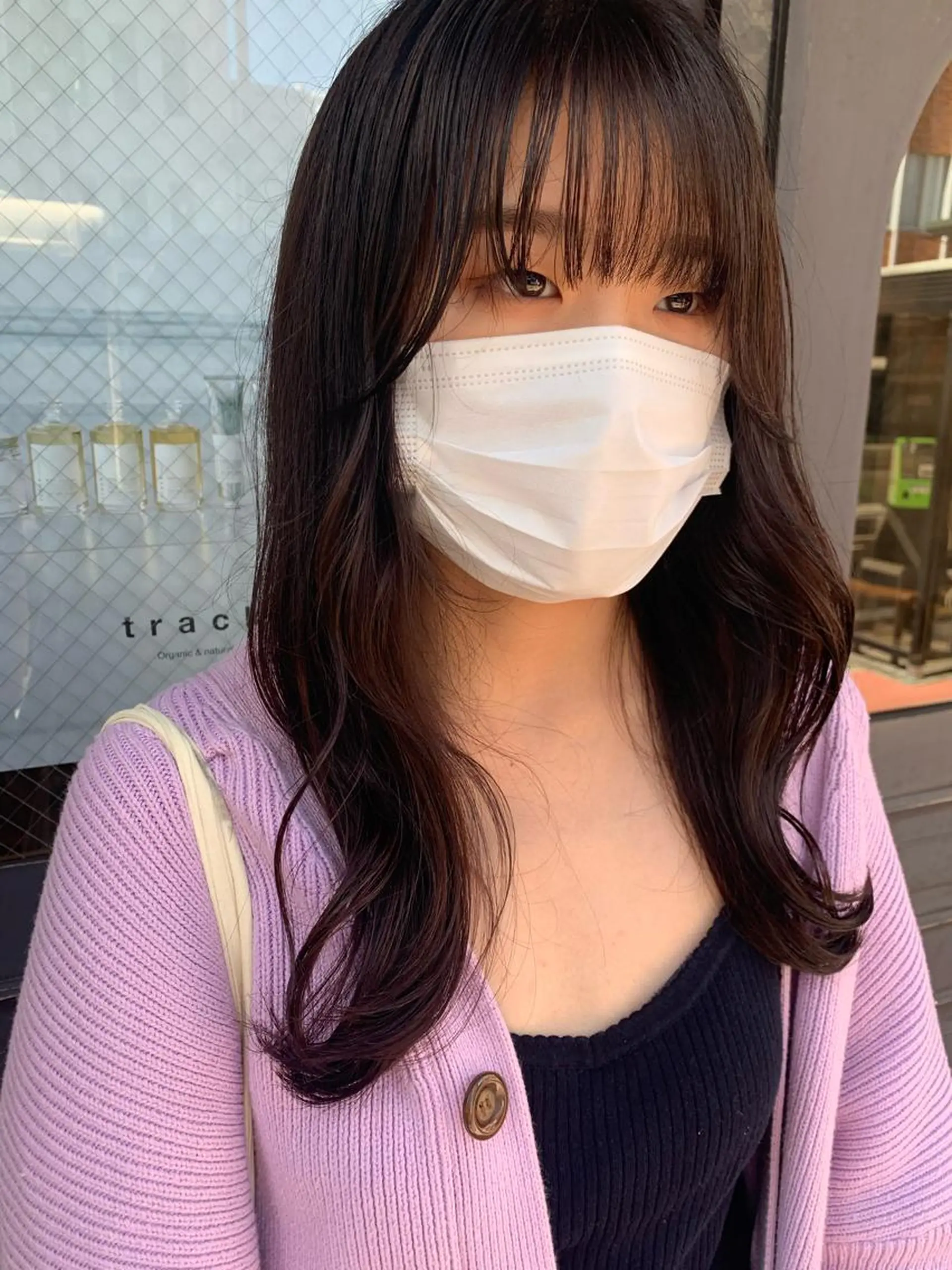 セミロング 韓国風ヘア SOYON 🤍CHIZU🤍.のヘアスタイル