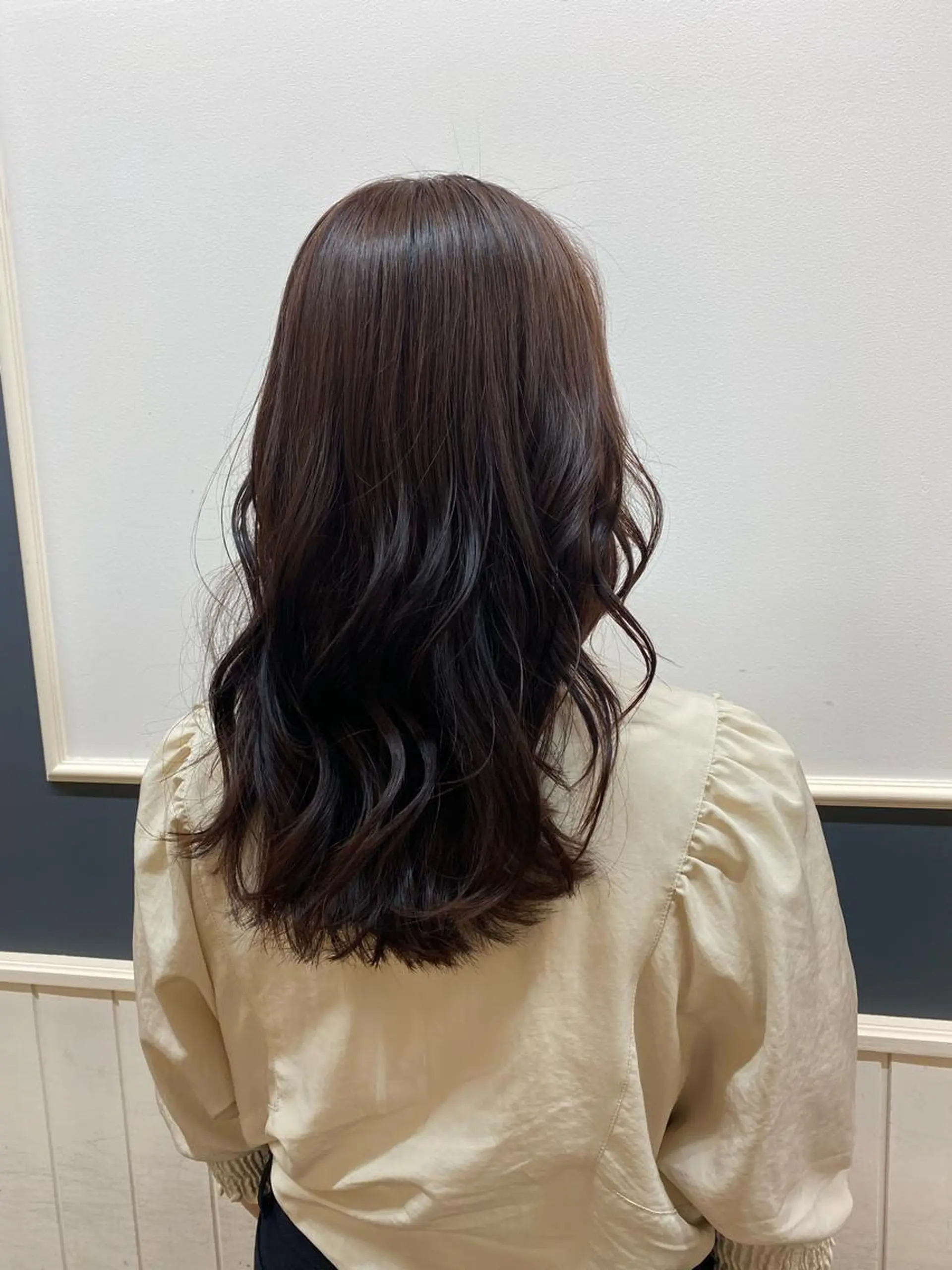 ロング 顔周りカット 韓国風ヘア 韓国ヘア sasugaのヘアスタイル