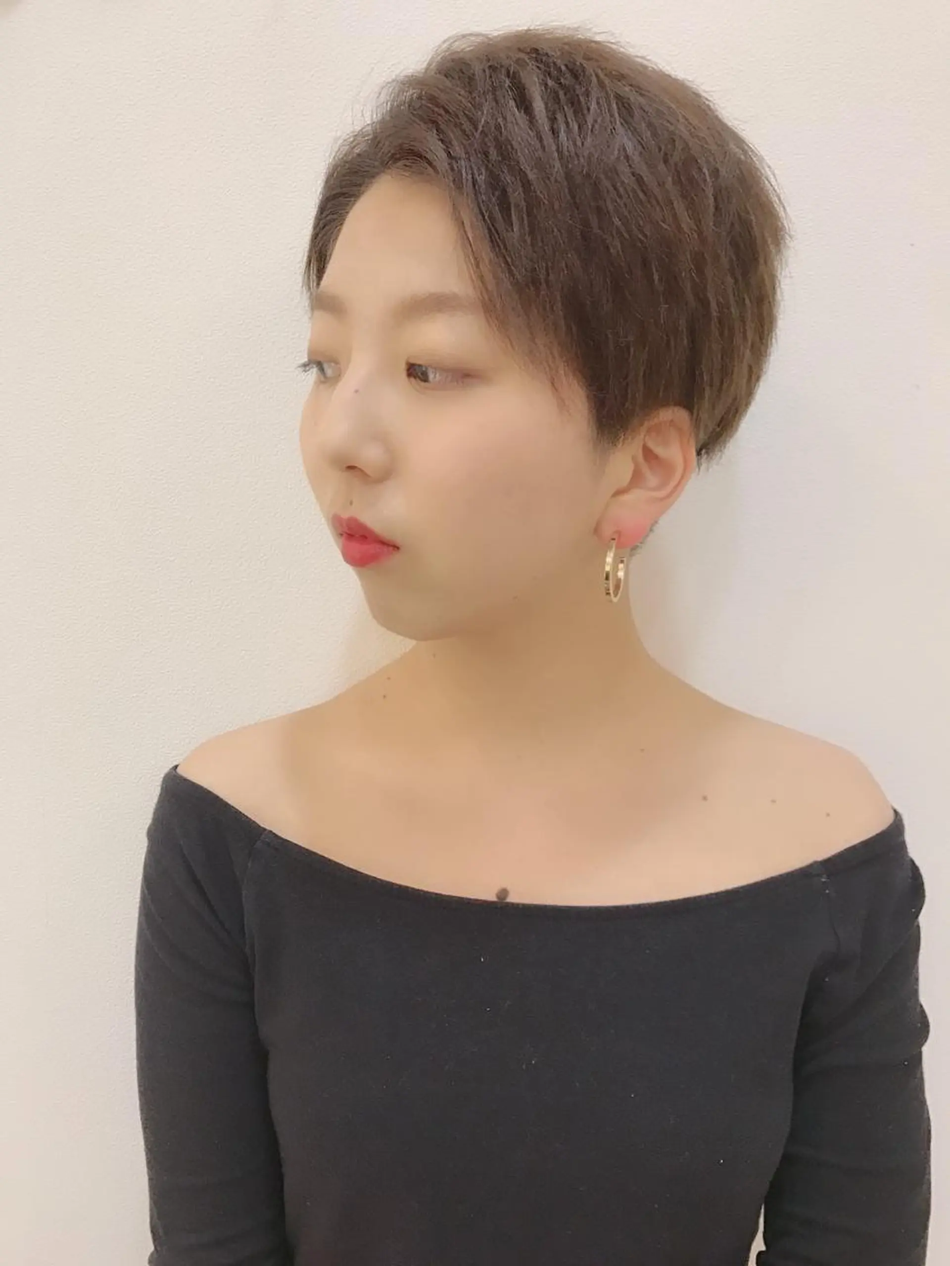 ショート カラー ヘアセット yukari 艶髪ヘアのヘアスタイル