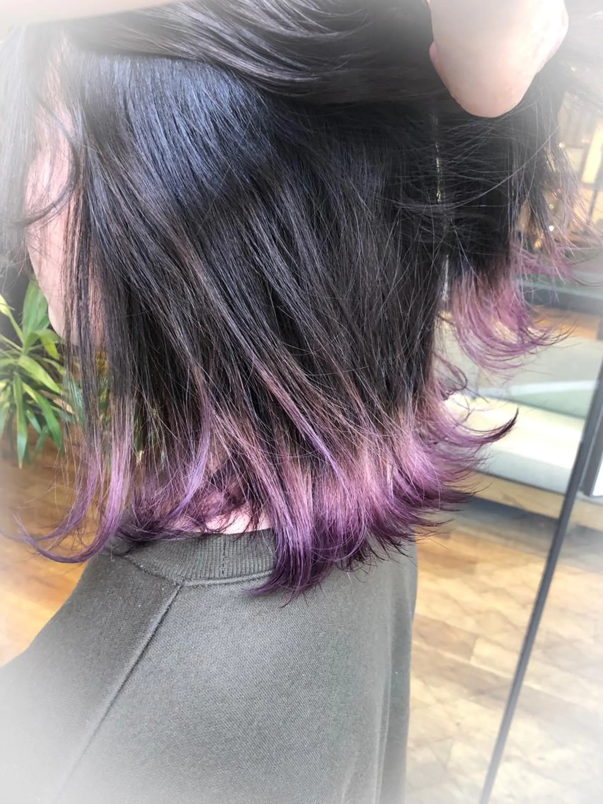 ミディアム カラー あらい なつみのヘアスタイル