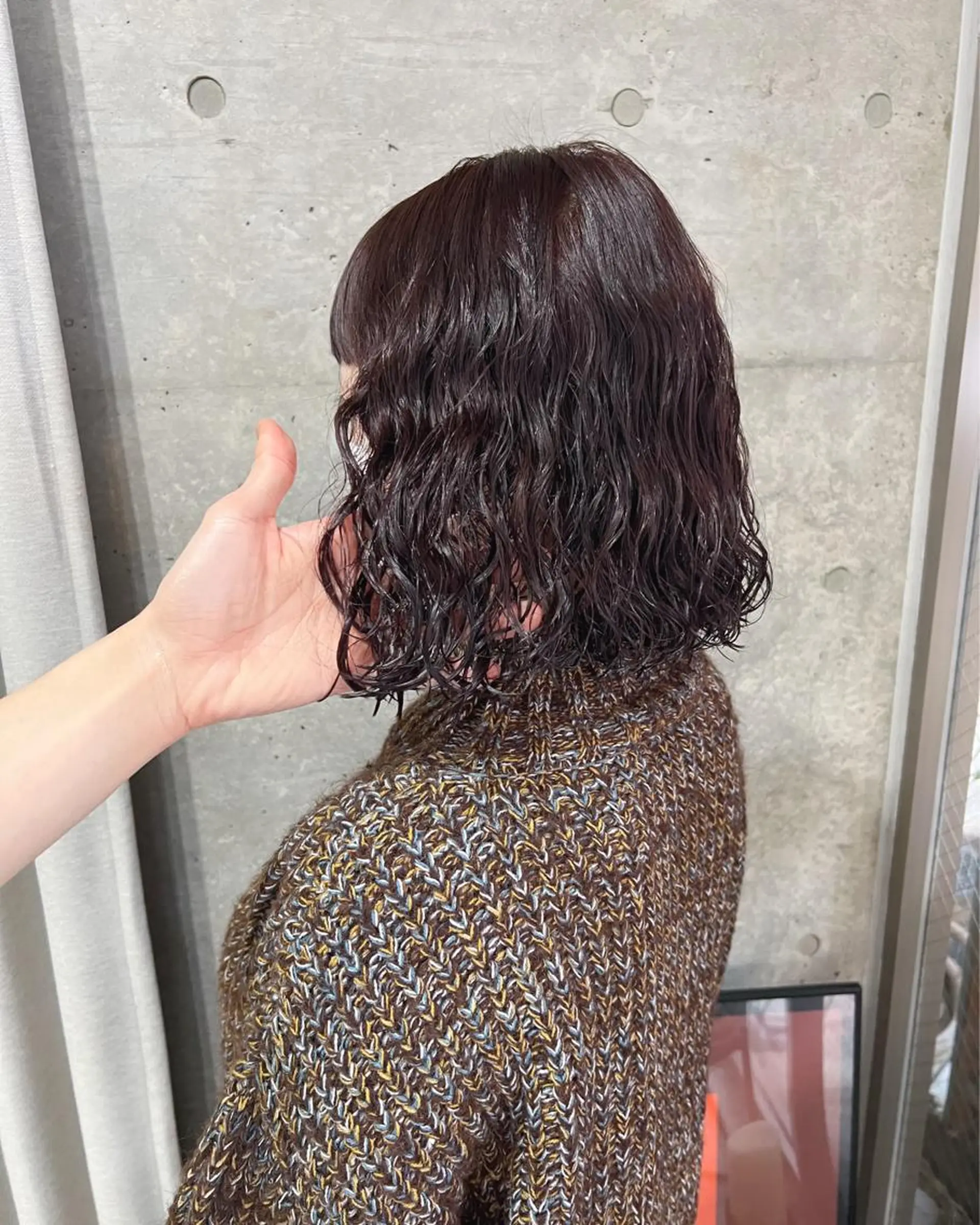 ショート パーマ ボブパーマコテ巻き風 パーマNo1深江秀平のヘアスタイル