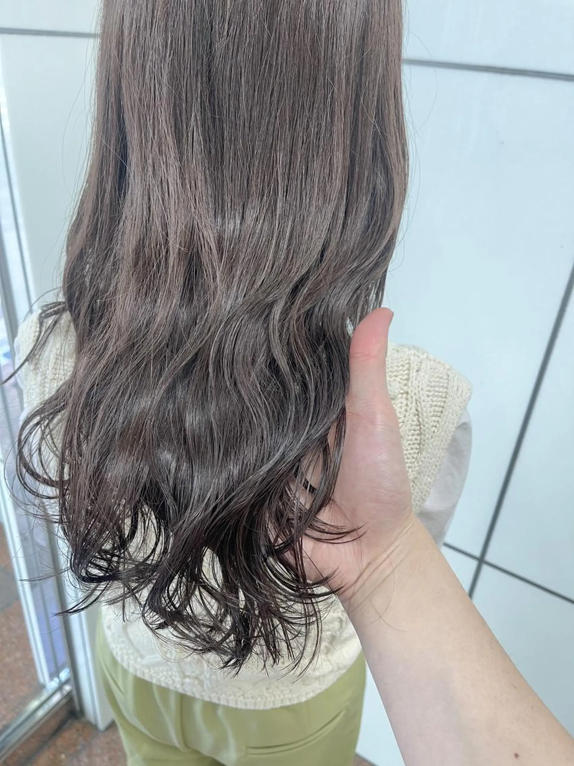 ロング カット ヘアカラー 縮毛矯正 トリートメント シンタニナオト /梅田茶屋町のヘアスタイル