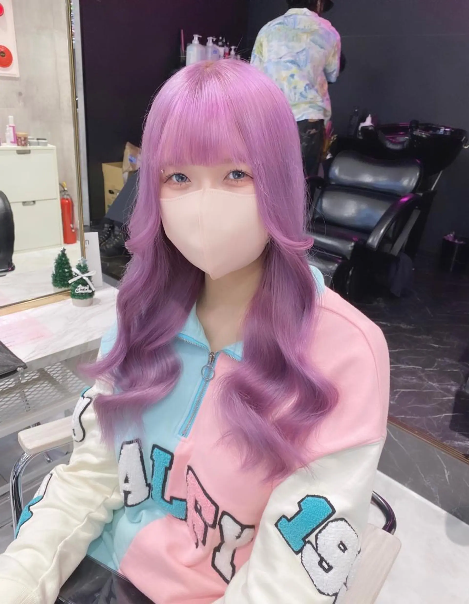 ミディアム カラー ヘアアレンジ メンズ キッズ マツエク・マツパ カット ヘアカラー トリートメント ハイトーン美容師 MASATOのヘアスタイル