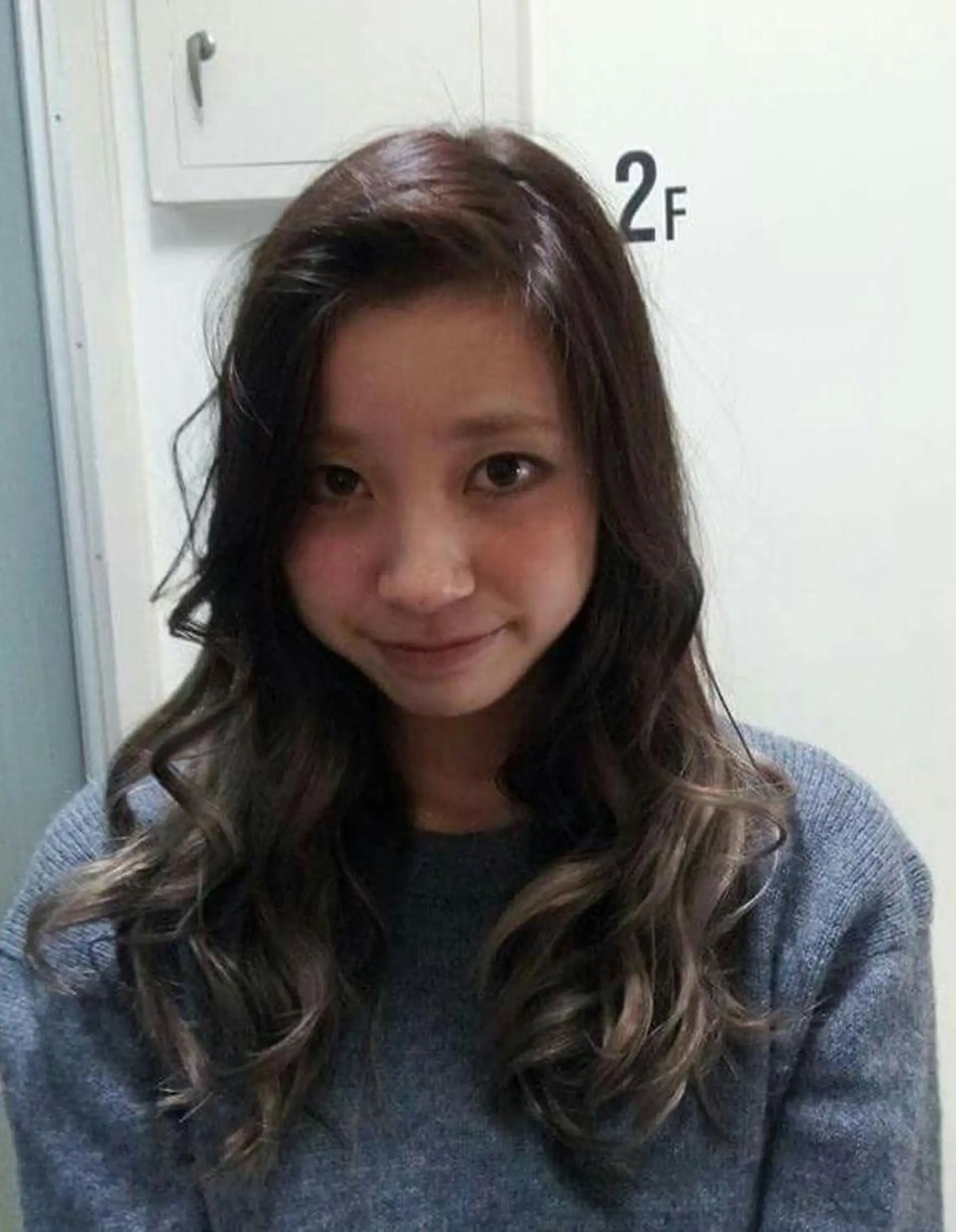 セミロング ロング カラー ヘアアレンジ アッシュ ラベンダーカラー ラベンダーアッシュ 100%髪質改善特化 TRUNSのヘアスタイル