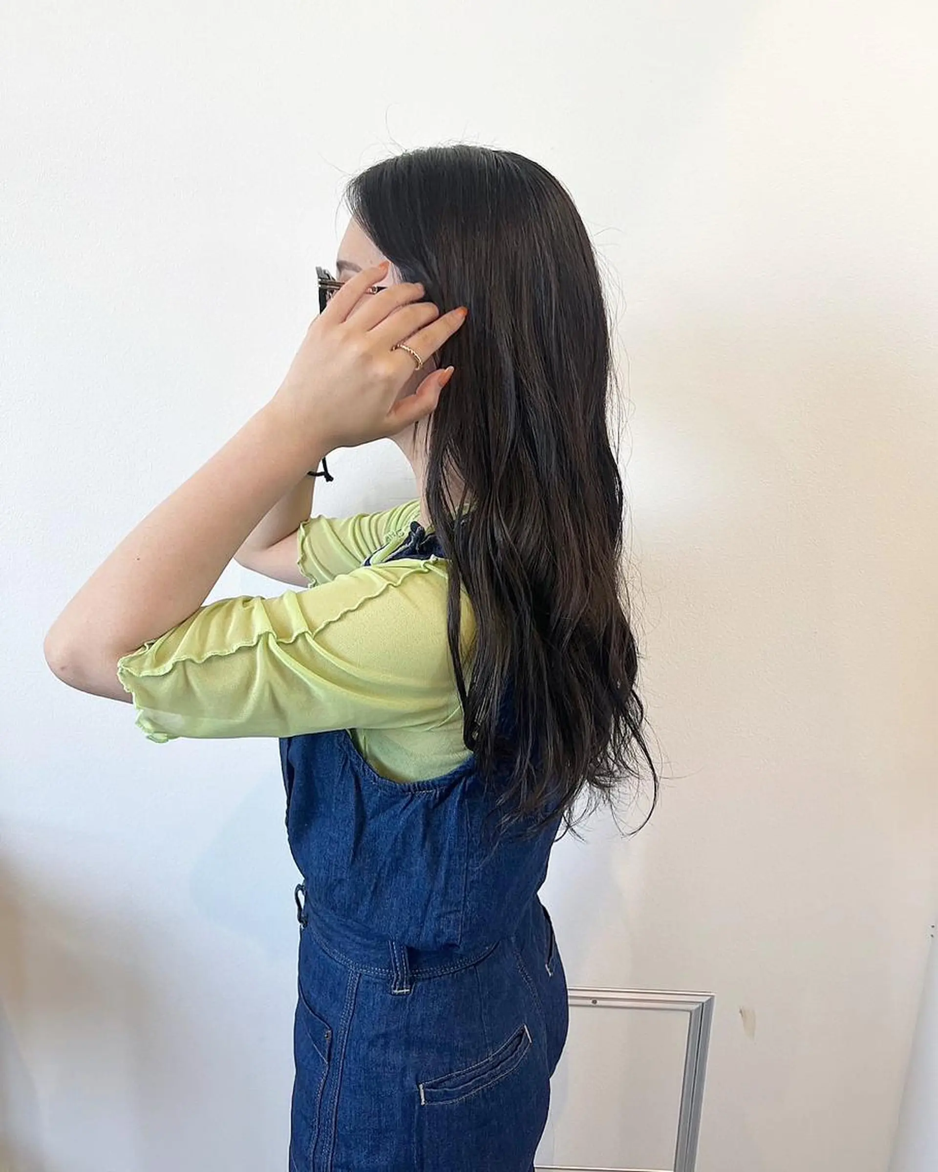 ロング カラー Agu peachのヘアスタイル