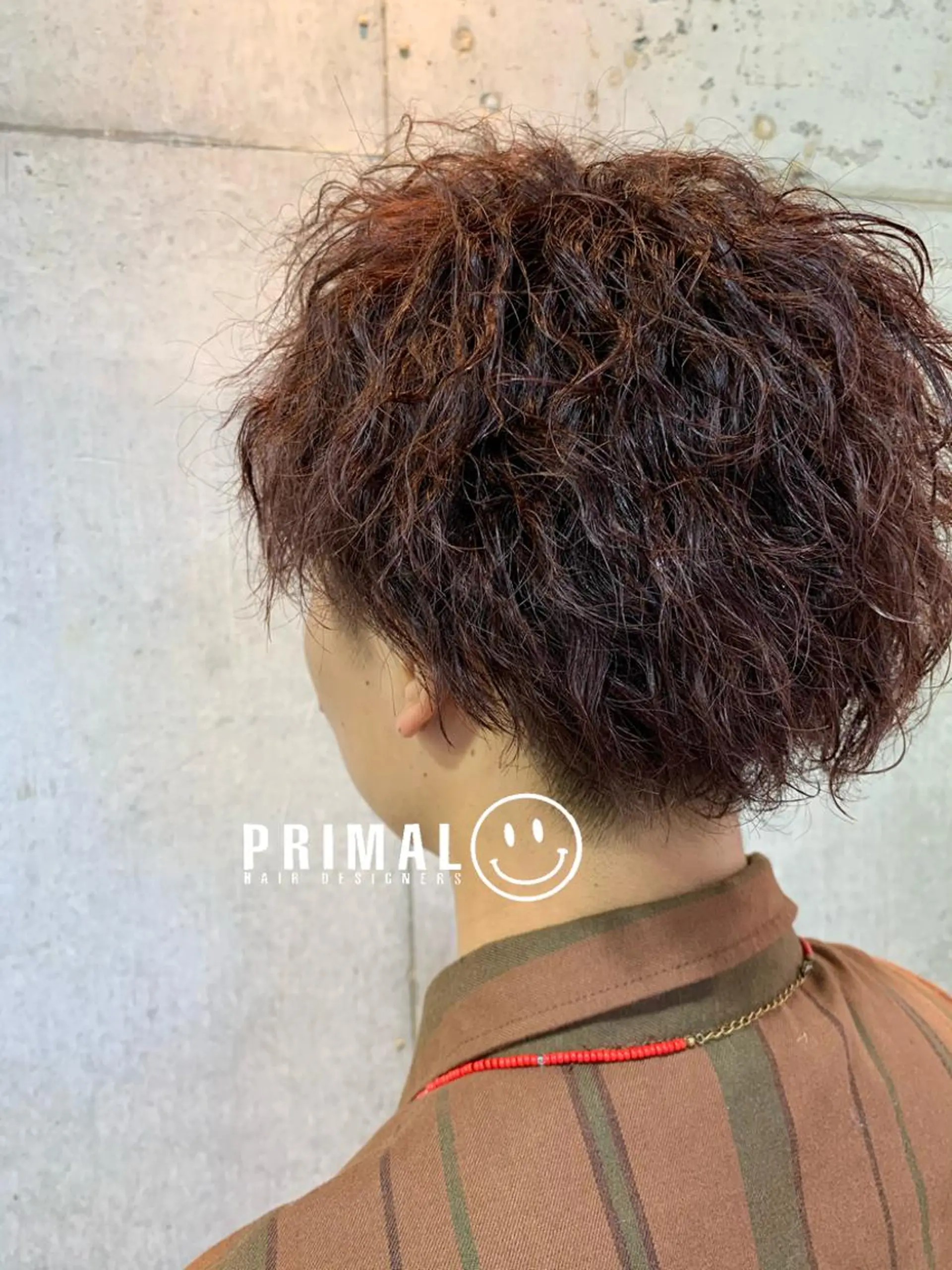 ショート ツイストパーマ カット パーマ 佐瀬竜矢PRIMAL /portのヘアスタイル