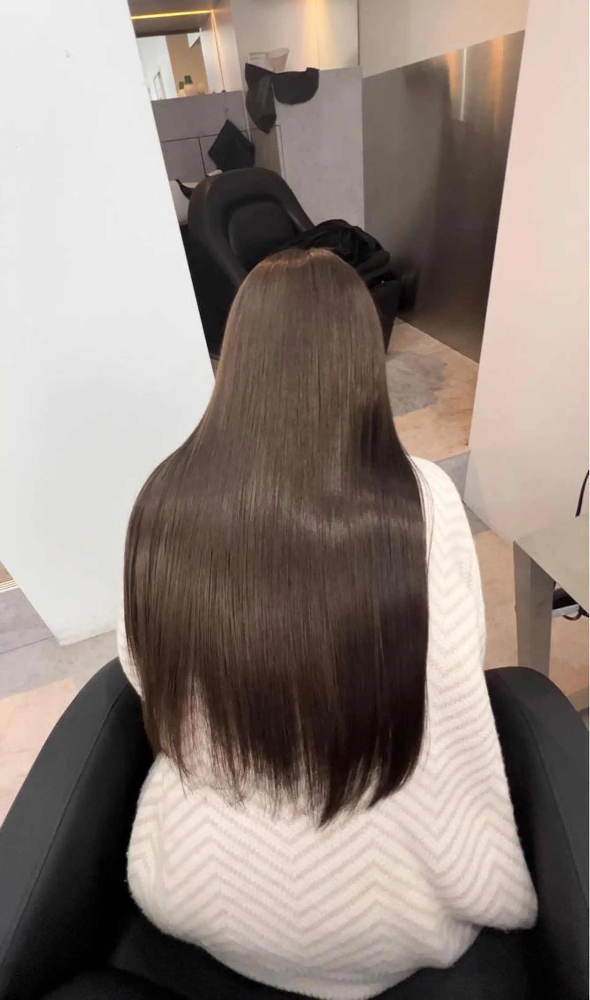 ロング 髪質改善 トリートメント カット ヘアカラー トリートメント 🫧髪質改善 講師🫧🍎幹細胞のヘアスタイル