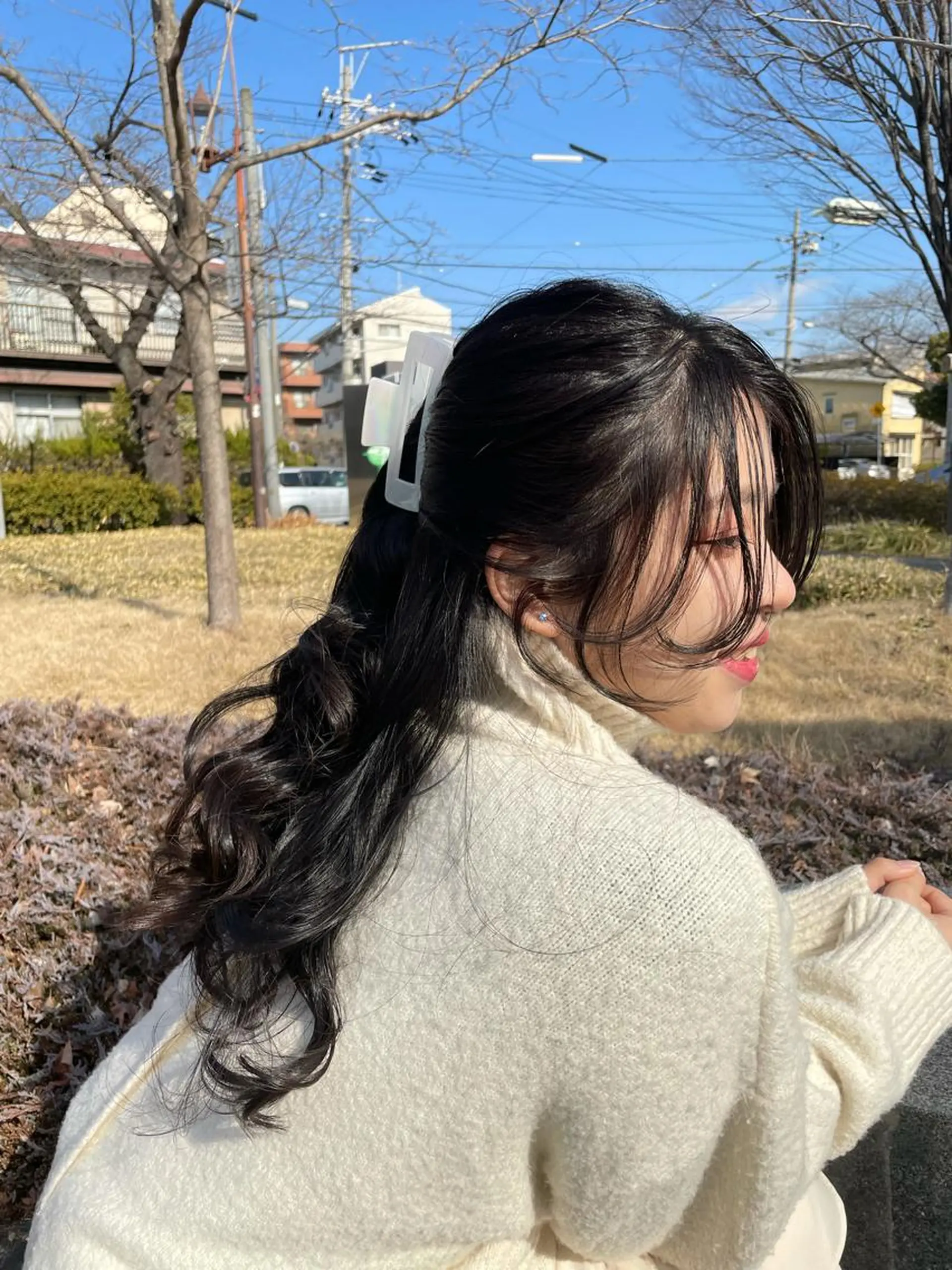 ロング カラー ヘアアレンジ 🫧ヒシダアキ taboo.i🫧のヘアスタイル